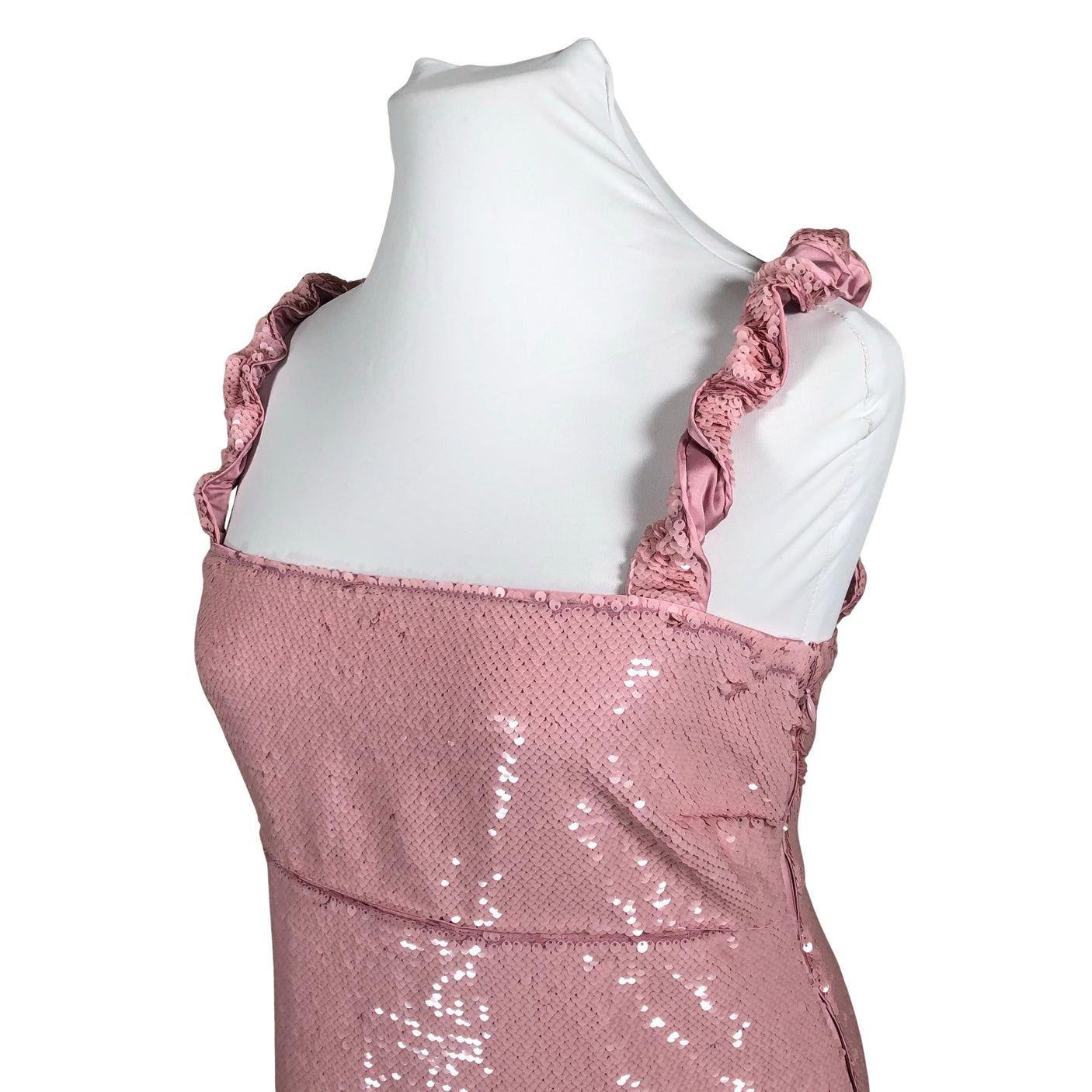 Naisten Ganni - Juhlamekko, koko 42 - Vaaleanpunainen (3)