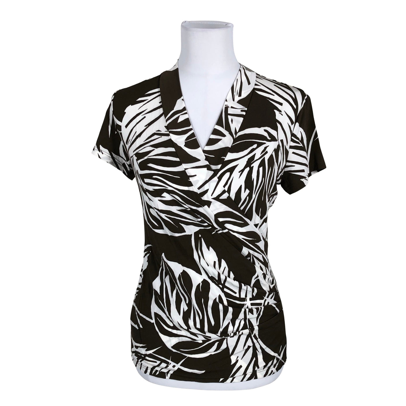 Naisten Andiata - Lyhythihainen pusero, koko 38 - Ruskea (1)