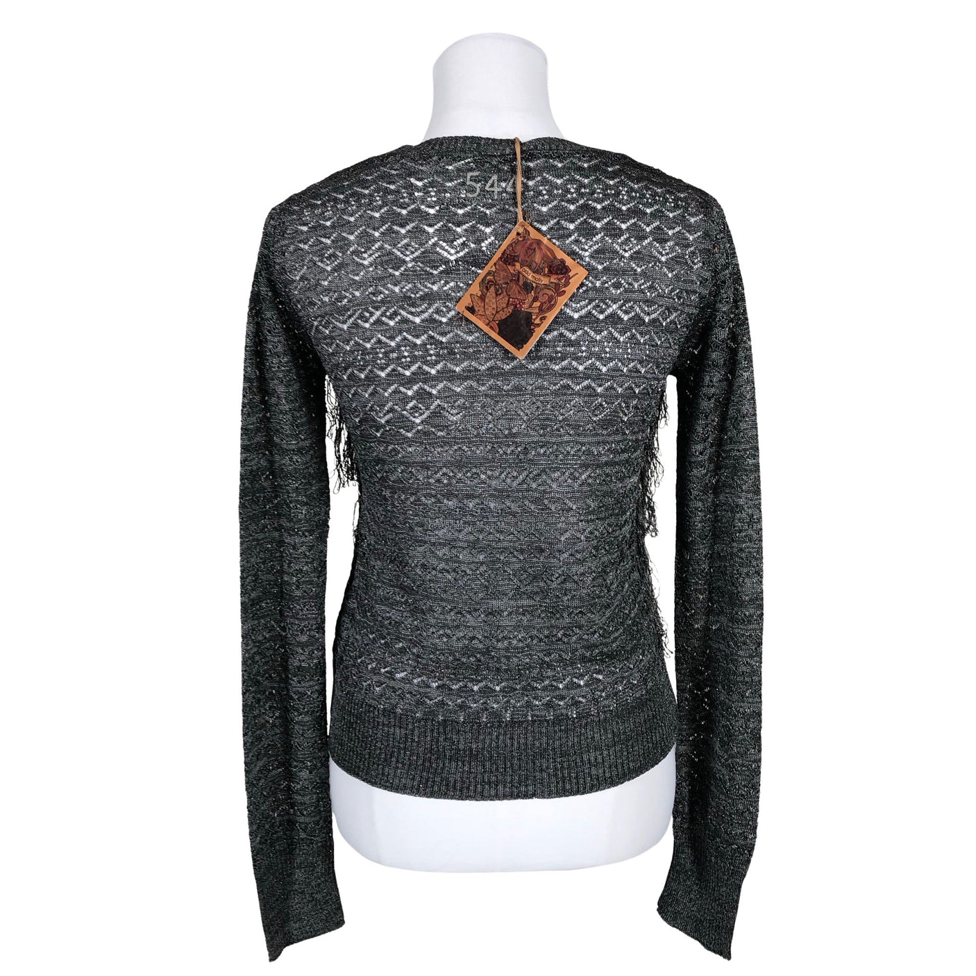 Naisten Odd Molly - Neuletakki, koko 38 - Hopea (3)