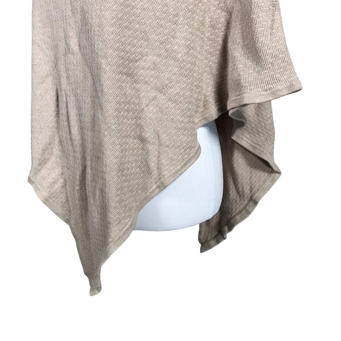 Naisten s.Oliver - Poncho, koko One size - Beige (2)