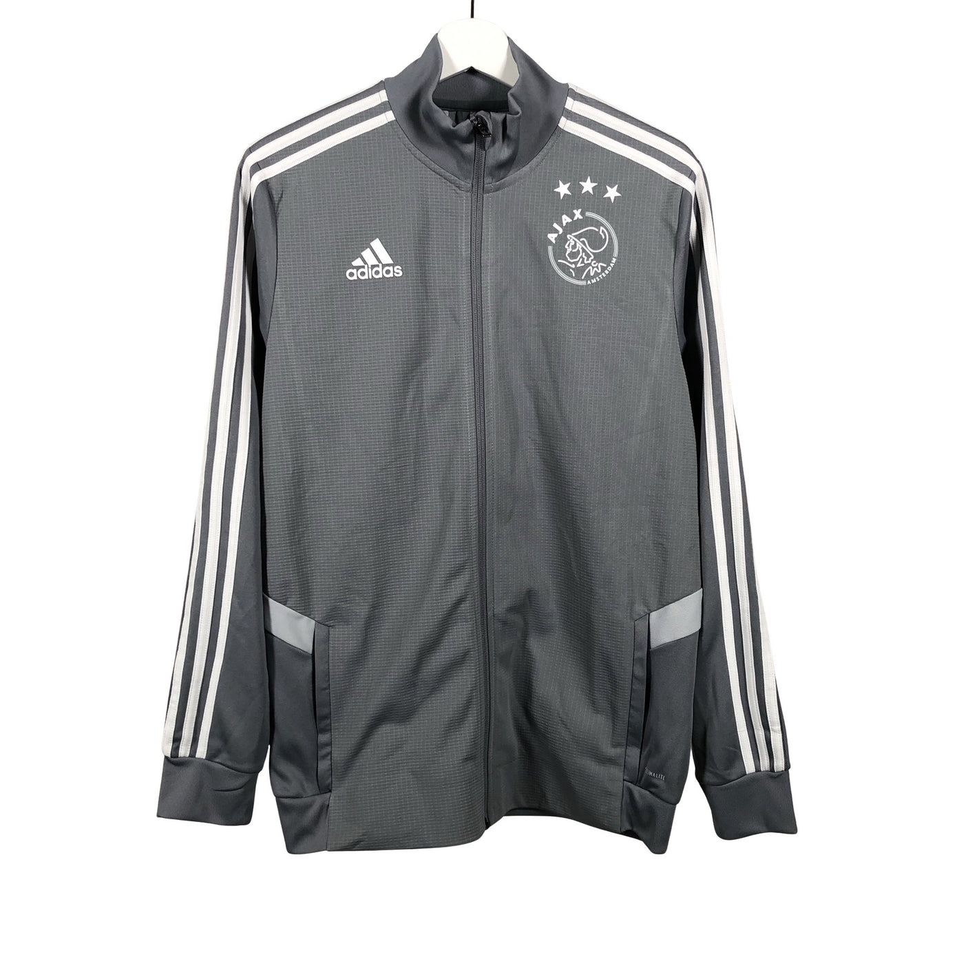 Poikien Adidas - Verryttelytakki, koko 170 - 176 - Harmaa (1)