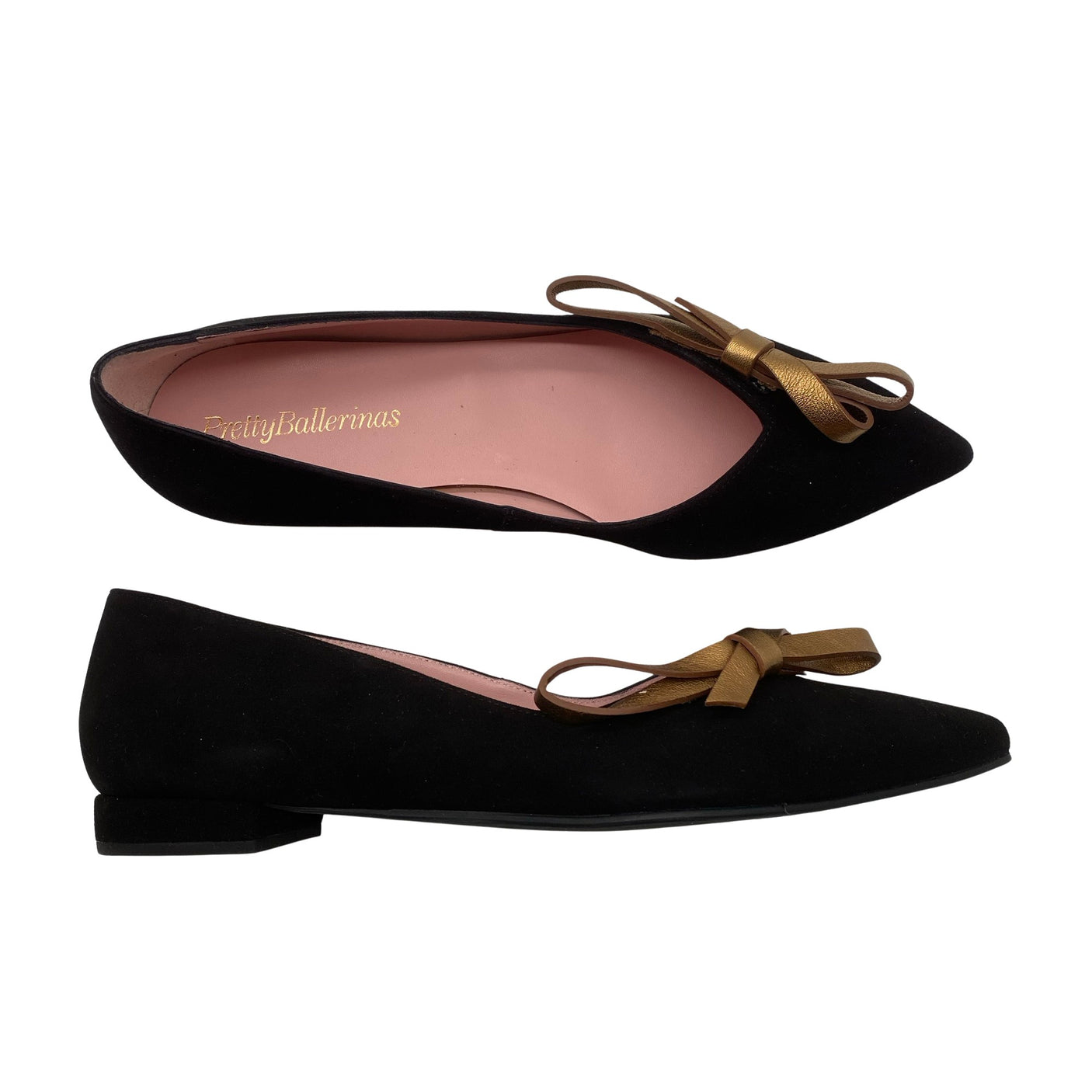 Naisten Pretty Ballerinas - Ballerinat, koko 39 - Musta (1)