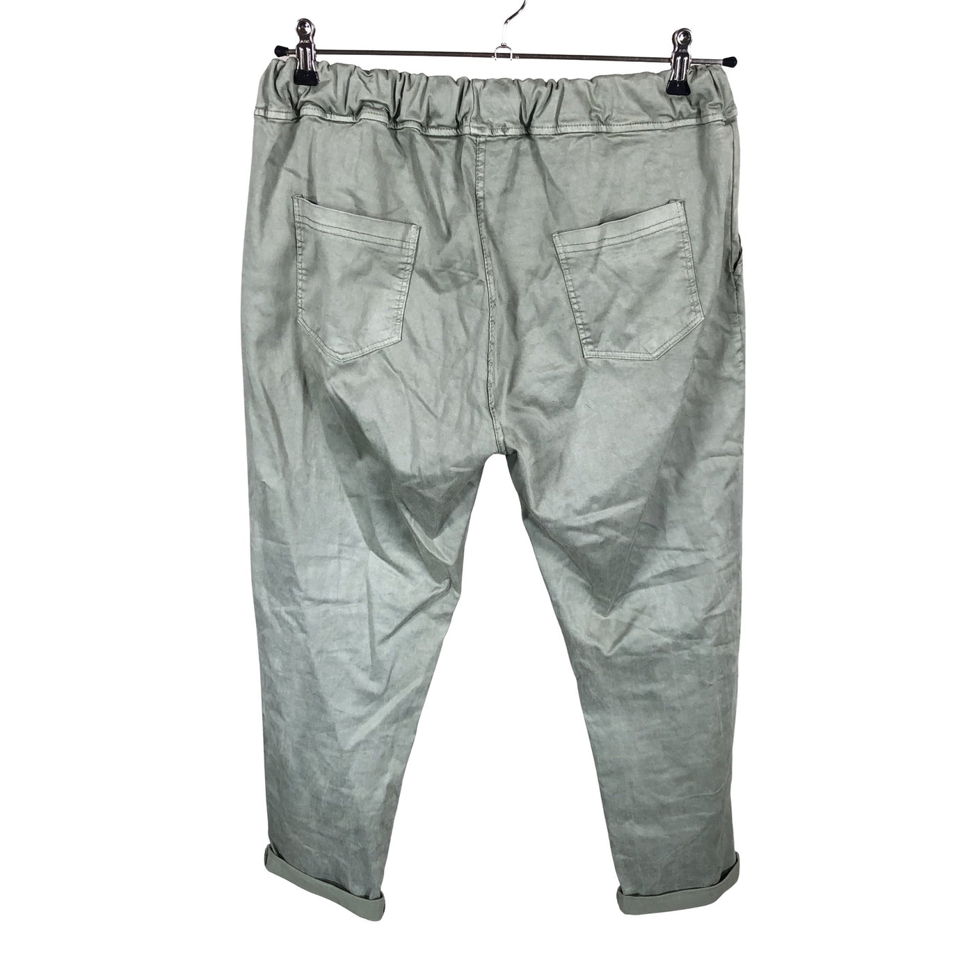 Naisten Perfect Jeans - Kangashousut, koko 40 - Vihreä (2)