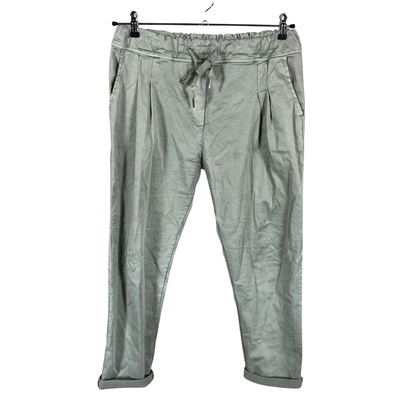Naisten Perfect Jeans - Kangashousut, koko 40 - Vihreä (1)