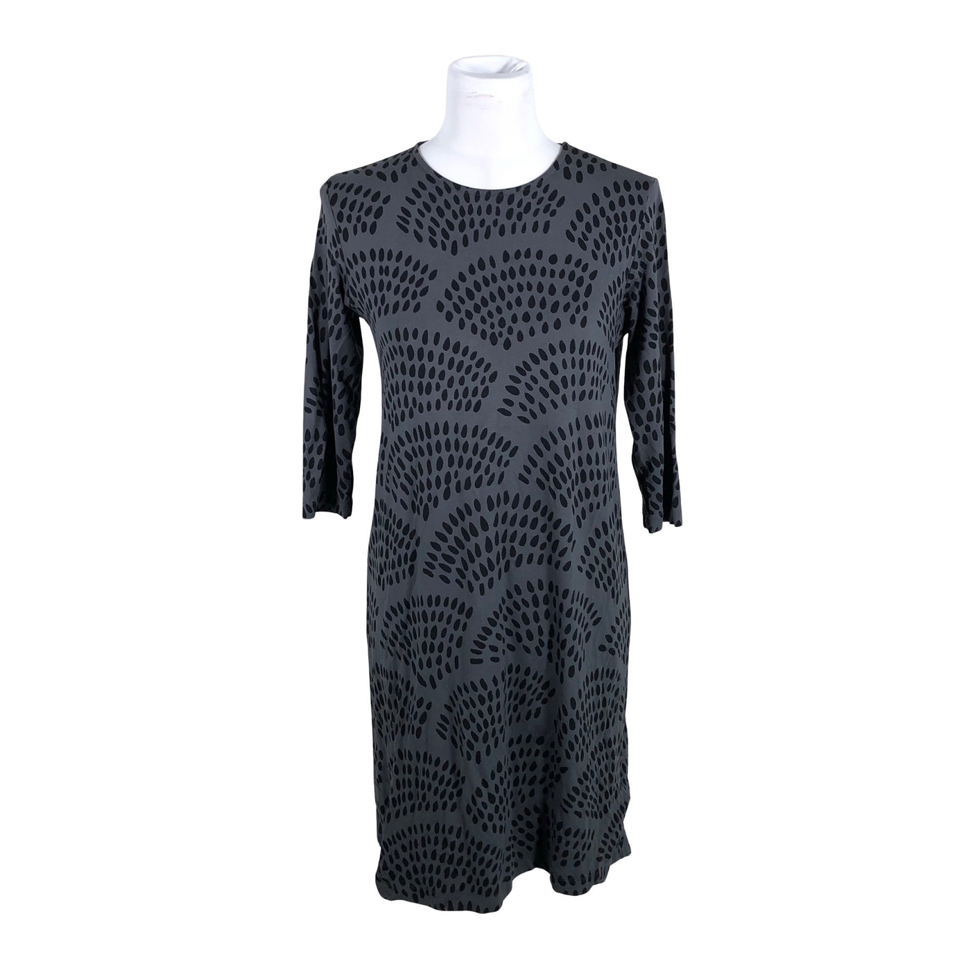 Naisten Marimekko - Trikoomekko, koko 36 - Harmaa (1)