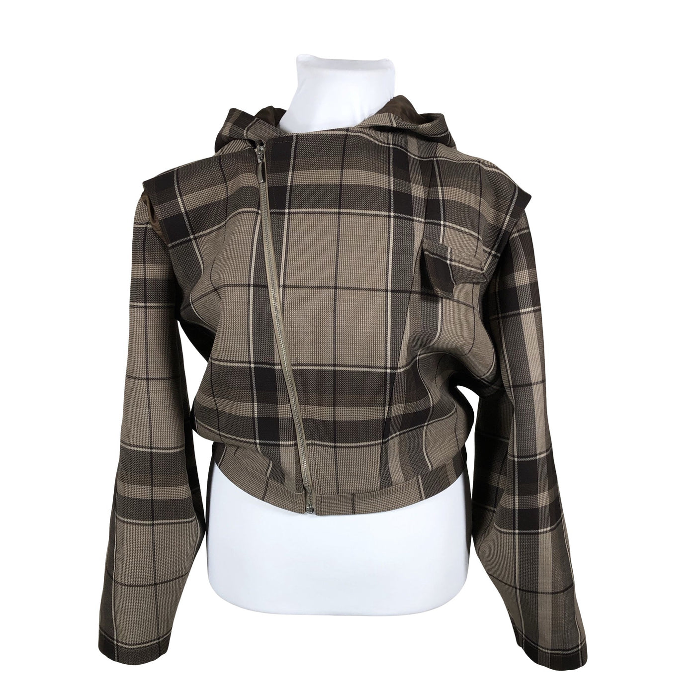 Naisten Studio Lamea - Villakangastakki, koko 42 - Ruskea (1)