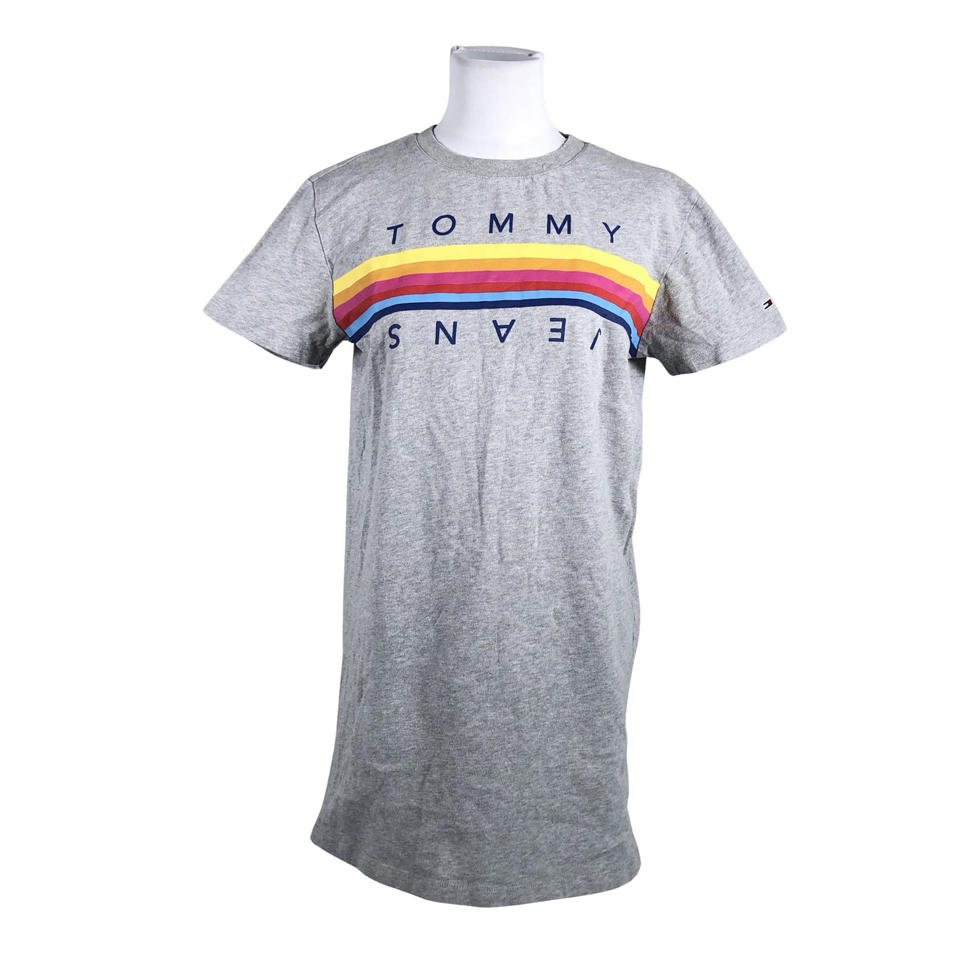 Naisten Tommy Jeans (Tommy Hilfiger) - Trikootunika, koko 38 - Harmaa (1)