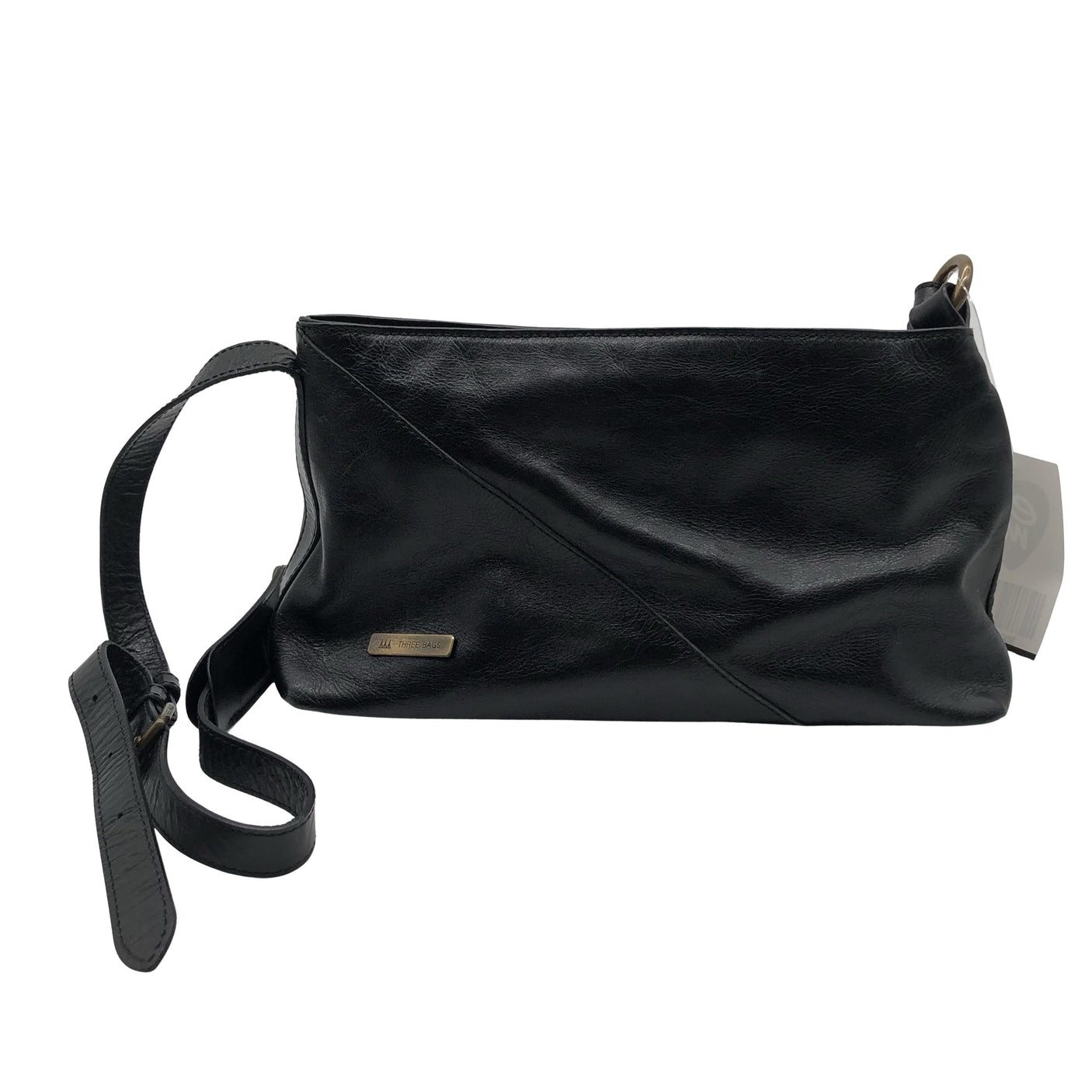 Naisten Three Bags - Olkalaukku, koko Midi - Musta (1)