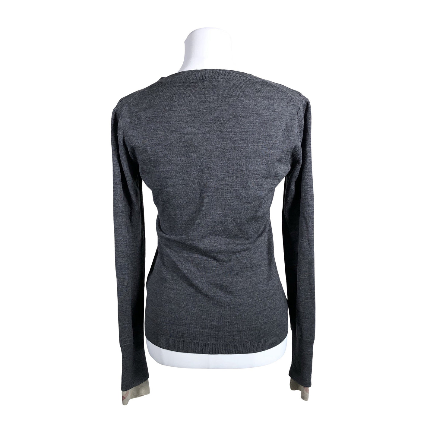 Naisten Burberry Brit - Neuletakki, koko 38 - Harmaa (3)