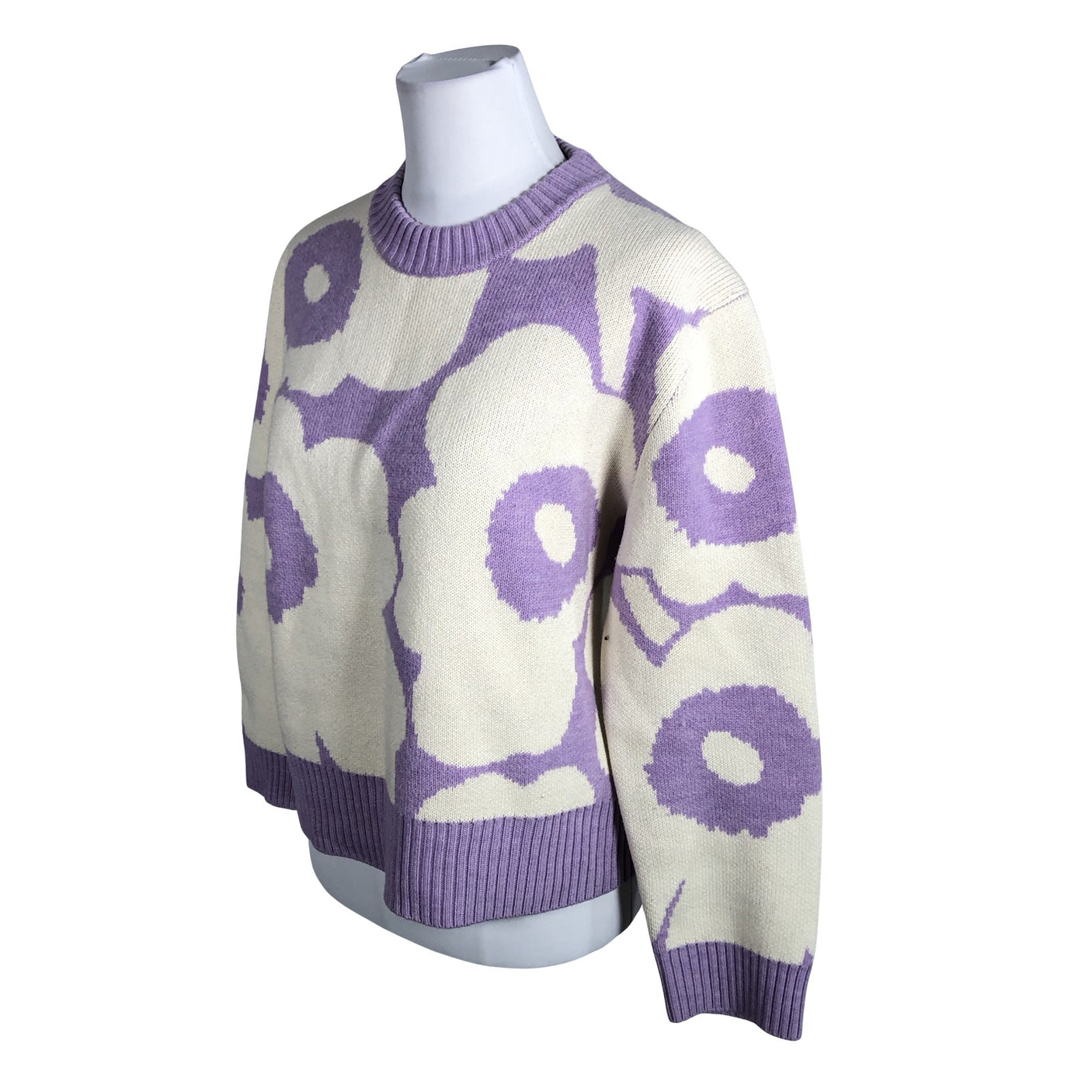 Naisten Marimekko - Neulepaita, koko S - Violetti (2)