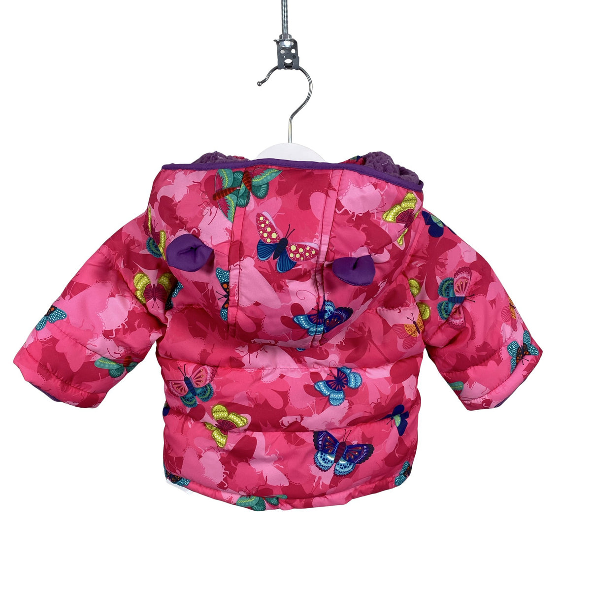 Tyttöjen Desigual - Toppatakki, koko 56 - 62 - Pinkki (2)