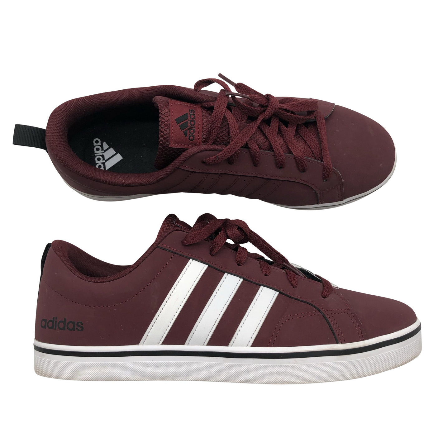 Miesten Adidas - Tennarit, koko 45 - Viininpunainen (1)