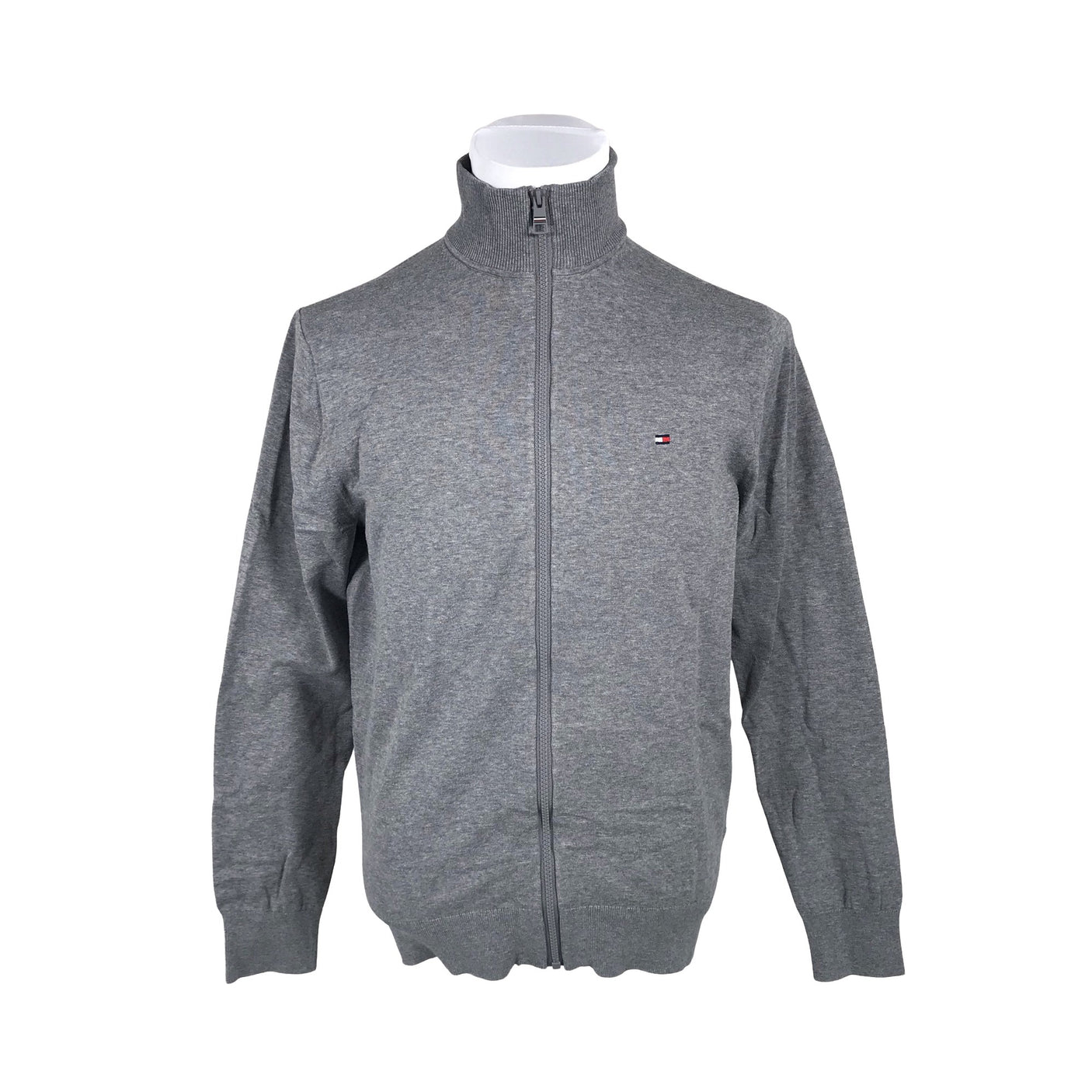 Miesten Tommy Hilfiger - Neuletakki, koko L - Harmaa (1)