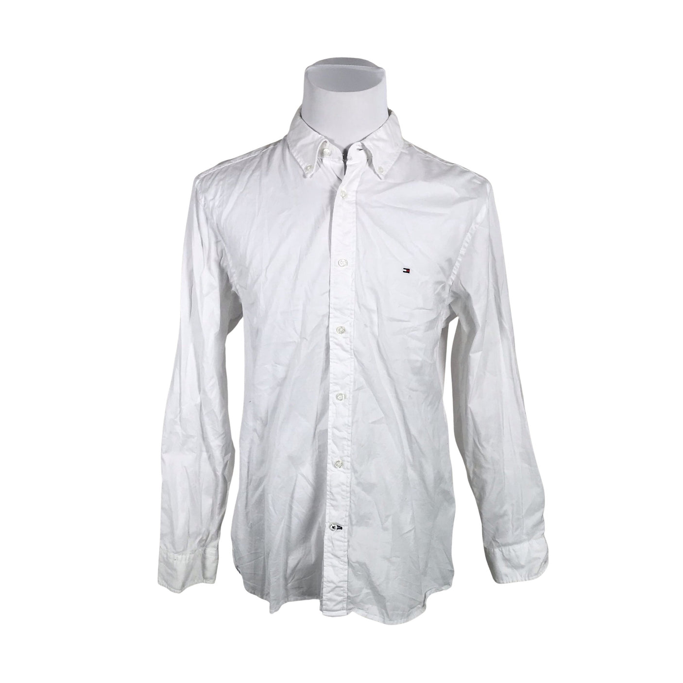 Miesten Tommy Hilfiger - Kauluspaita, koko XL - Valkoinen (1)