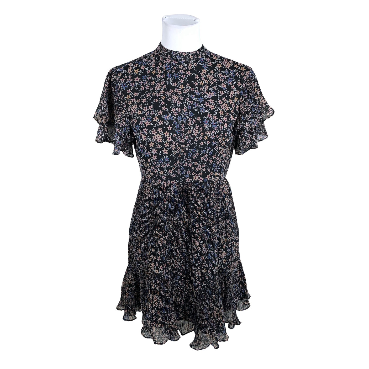 Naisten Topshop - Sifonkimekko, koko 38 - Musta (1)
