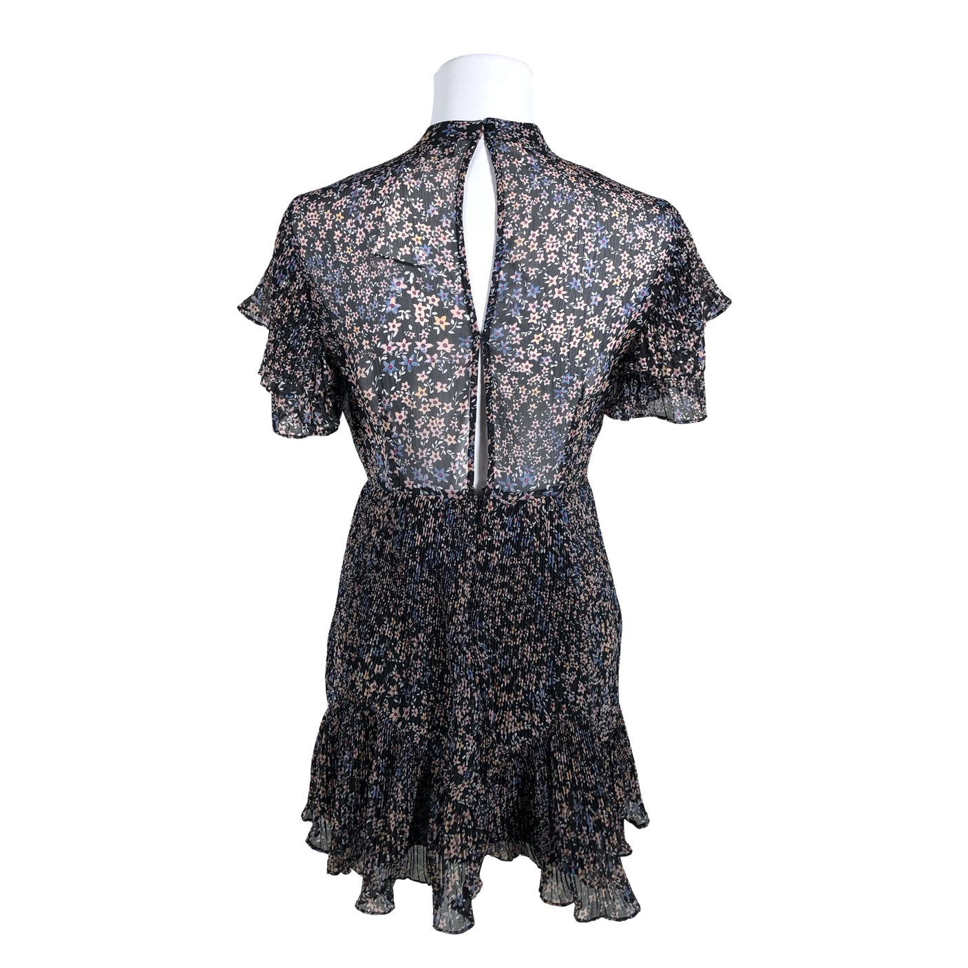 Naisten Topshop - Sifonkimekko, koko 38 - Musta (2)