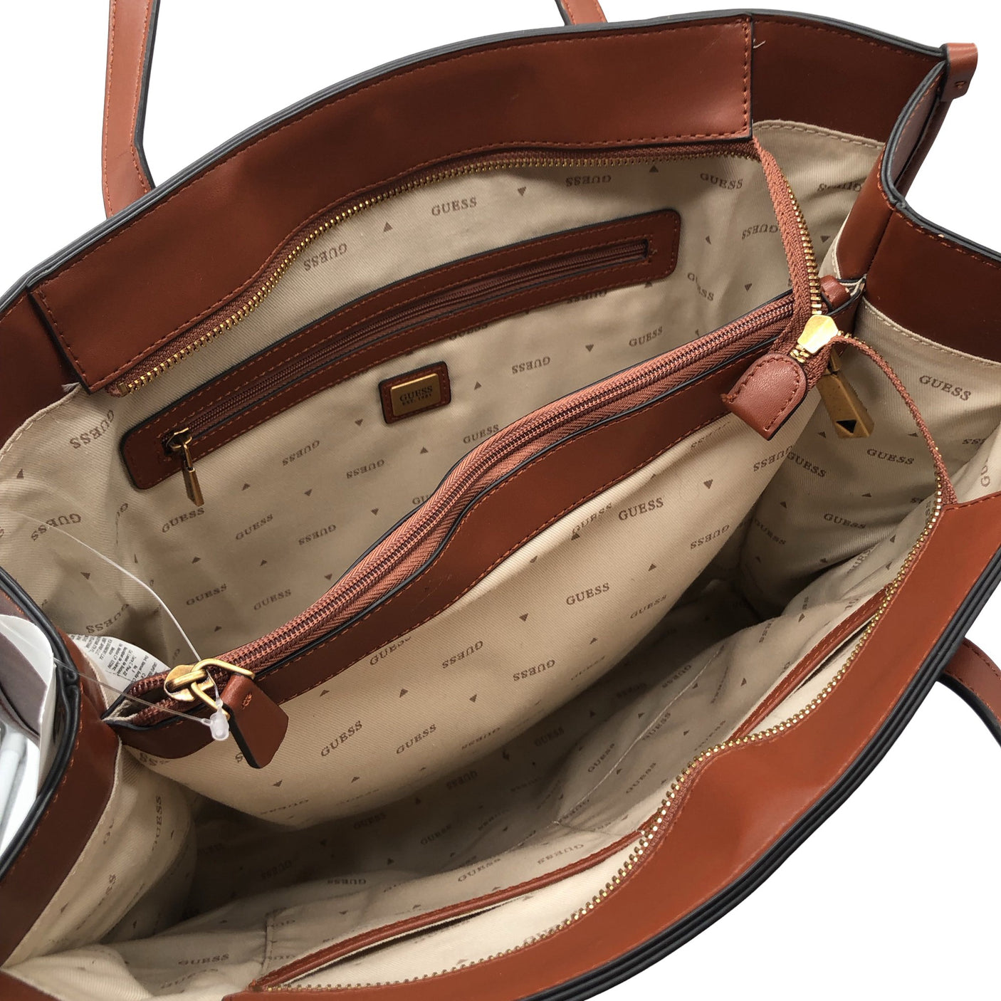 Naisten Guess - Käsilaukku, koko Maxi - Ruskea (2)