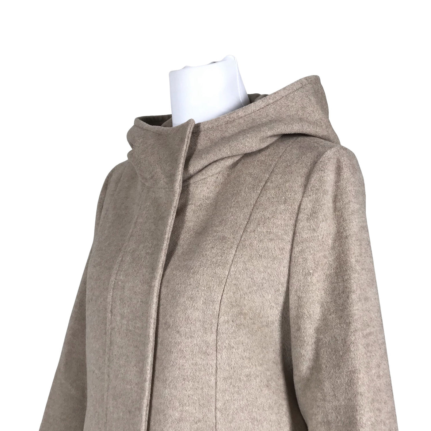 Naisten Flare Collection - Villakangastakki, koko 36 - Beige (2)