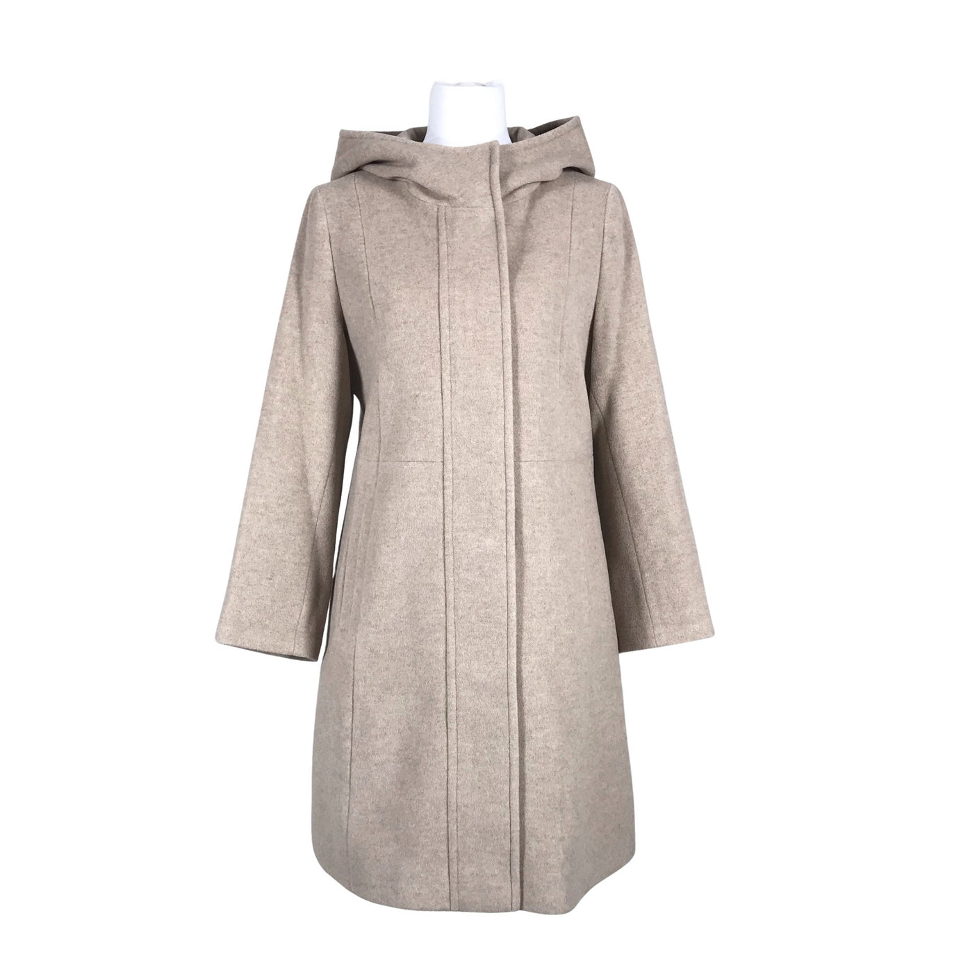 Naisten Flare Collection - Villakangastakki, koko 36 - Beige (1)