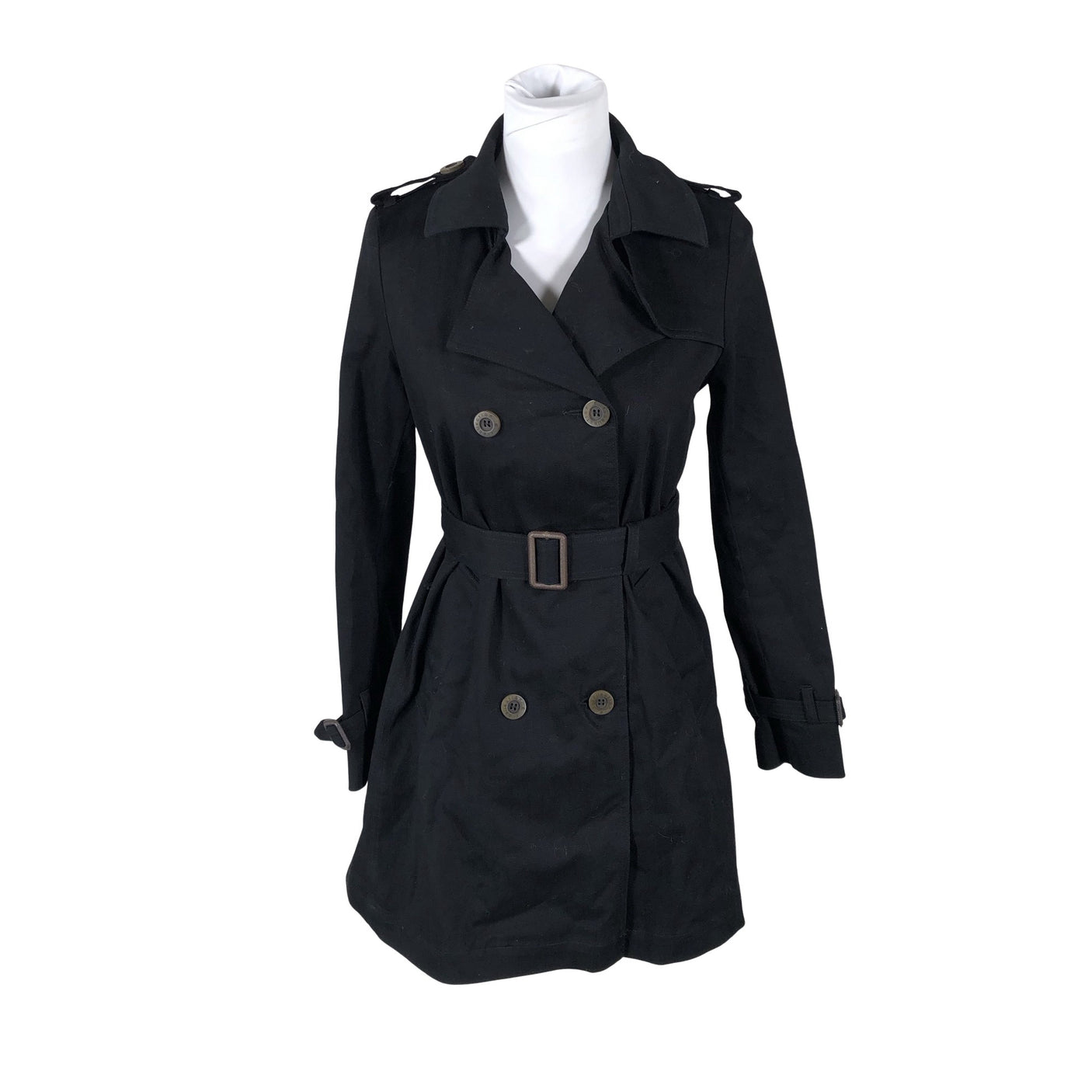 Naisten R-collection - Trenssitakki, koko 36 - Musta (1)