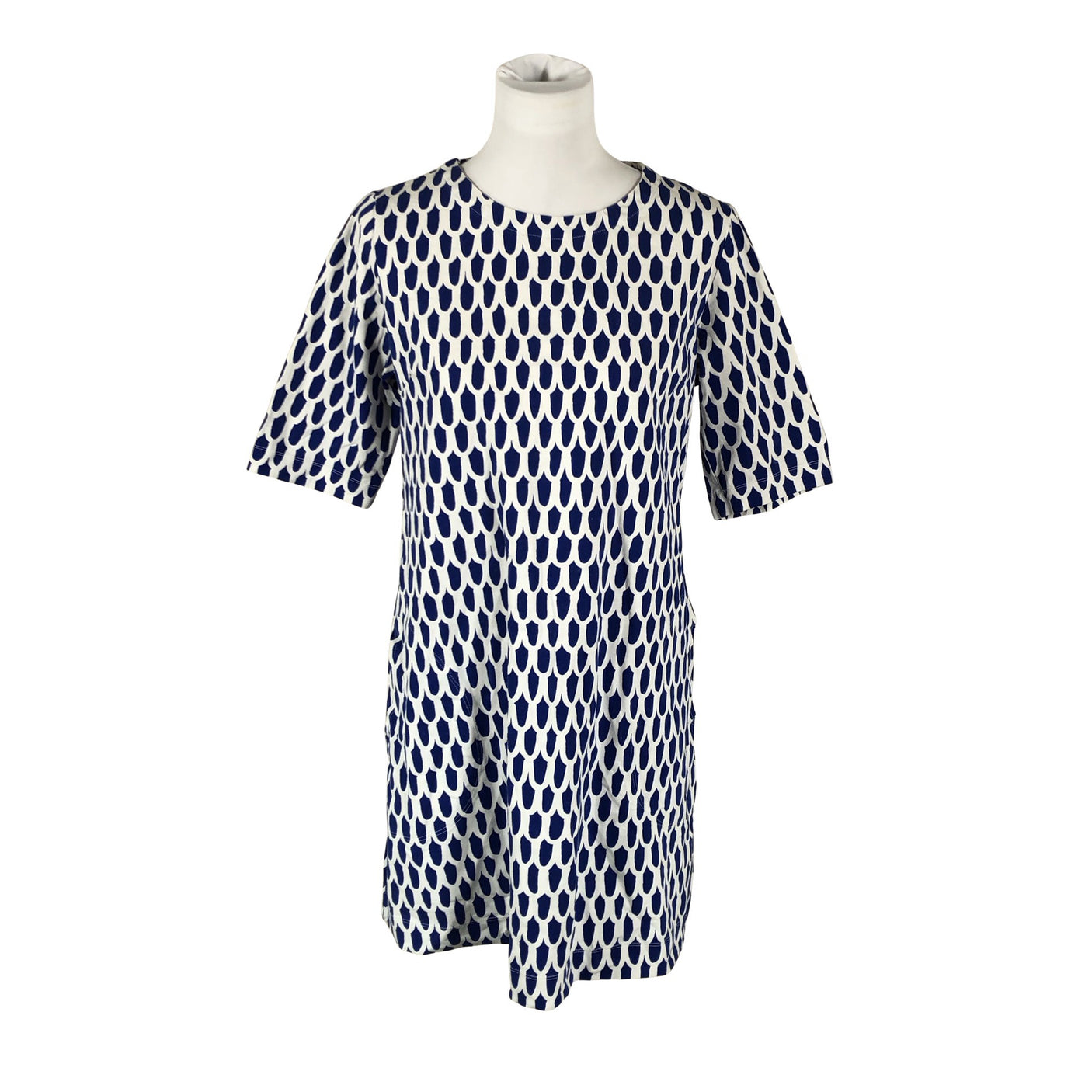 Naisten Marimekko - Trikoomekko, koko 40 - Sininen (1)