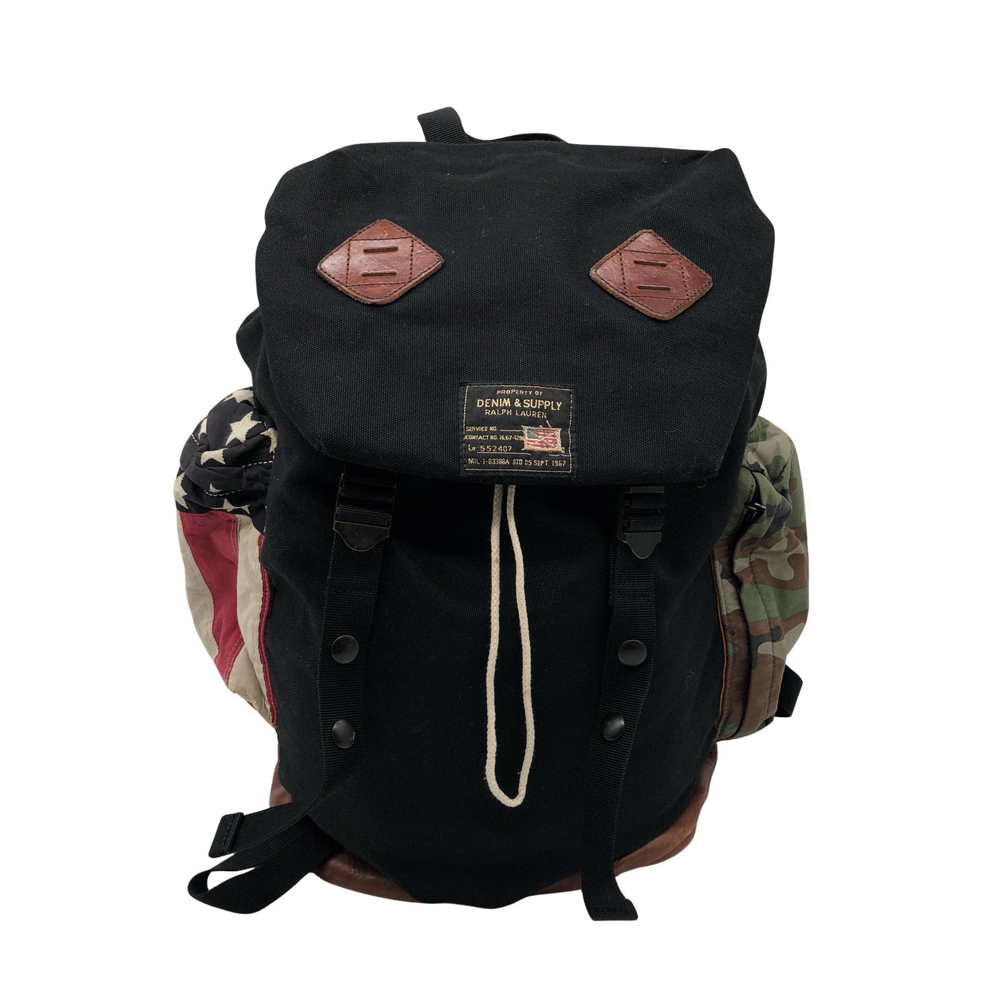 Unisex Denim & Supply Ralph Lauren - Reppu, koko 36 - Musta (1)
