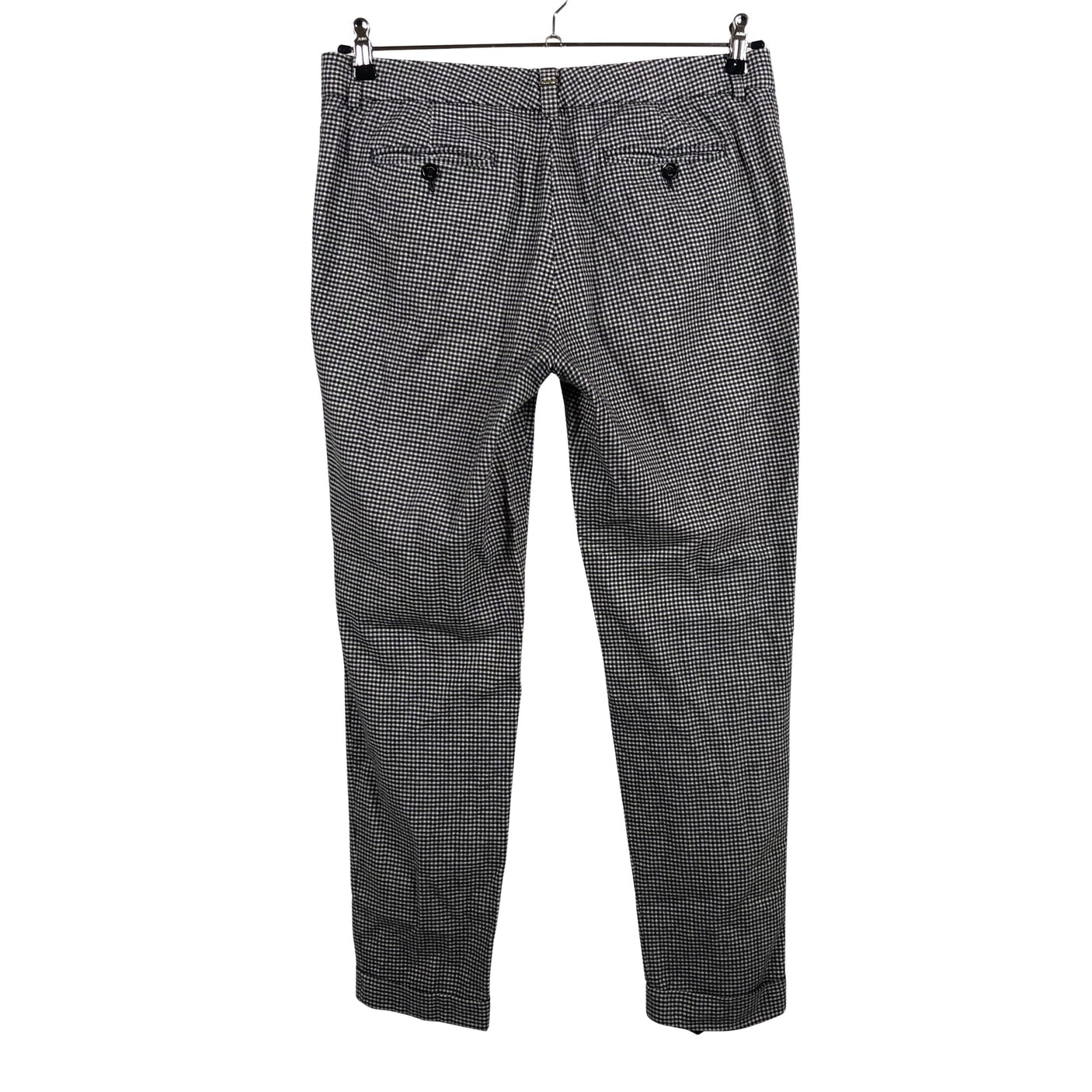 Naisten Massimo Dutti - Kangashousut, koko 42 - Musta (2)