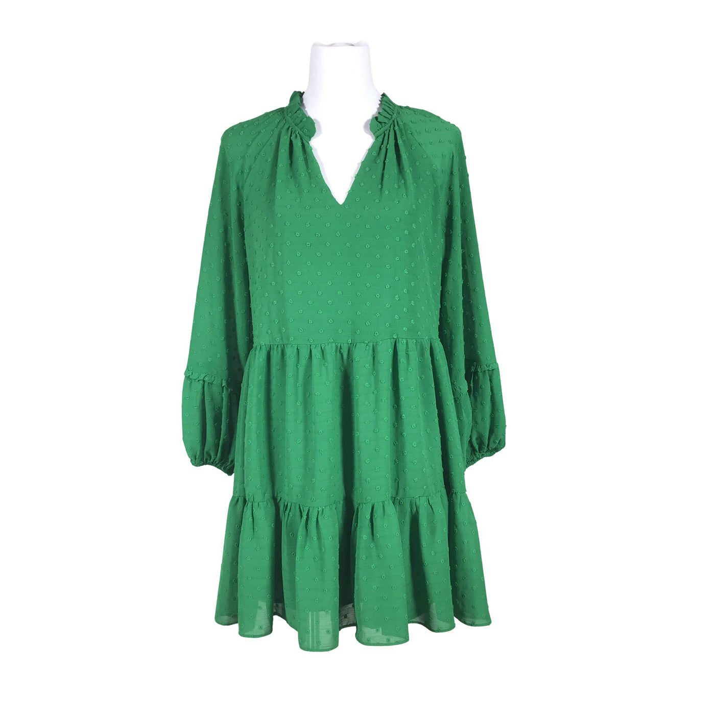 Naisten cece - Sifonkimekko, koko 38 - Vihreä (1)