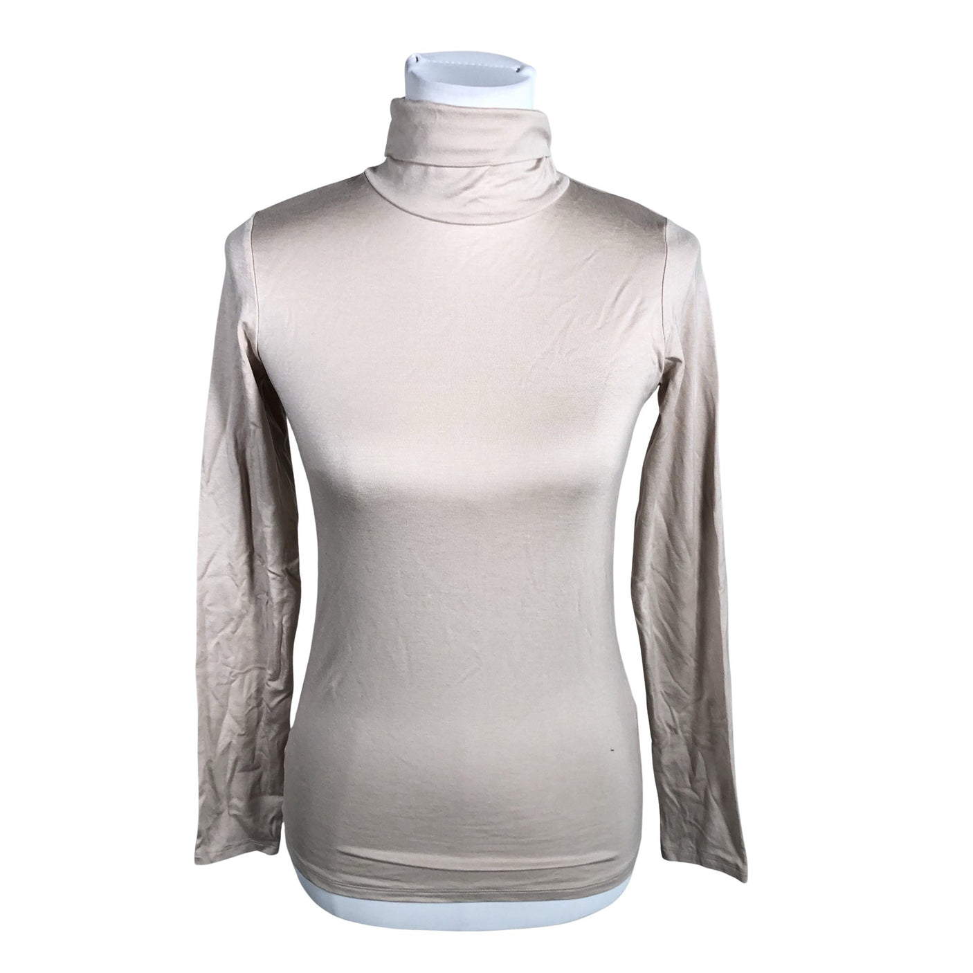 Naisten Essentials by Stockmann - Trikoopaita, koko 34 - Beige (1)