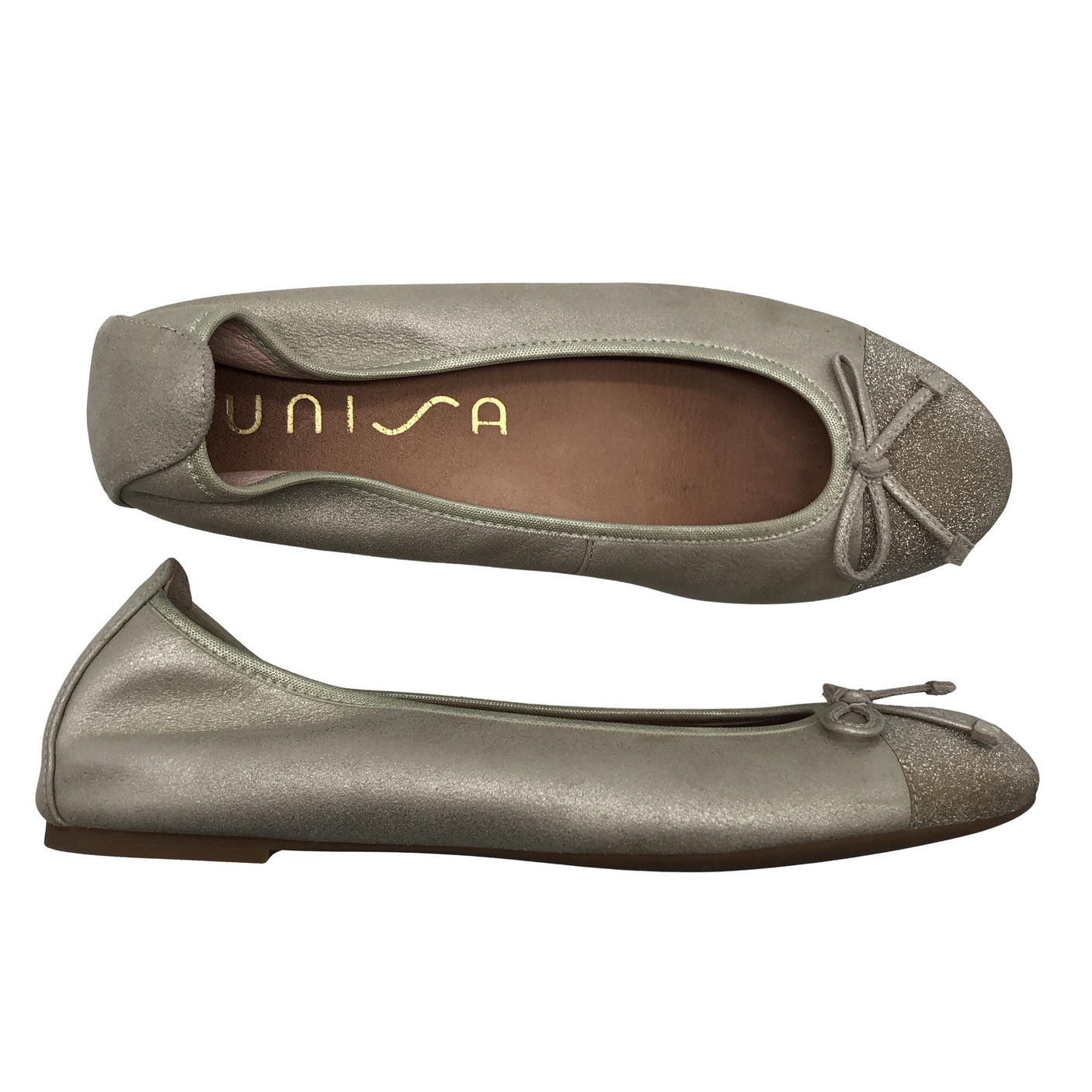 Naisten Unisa - Ballerinat, koko 39 - Beige (1)