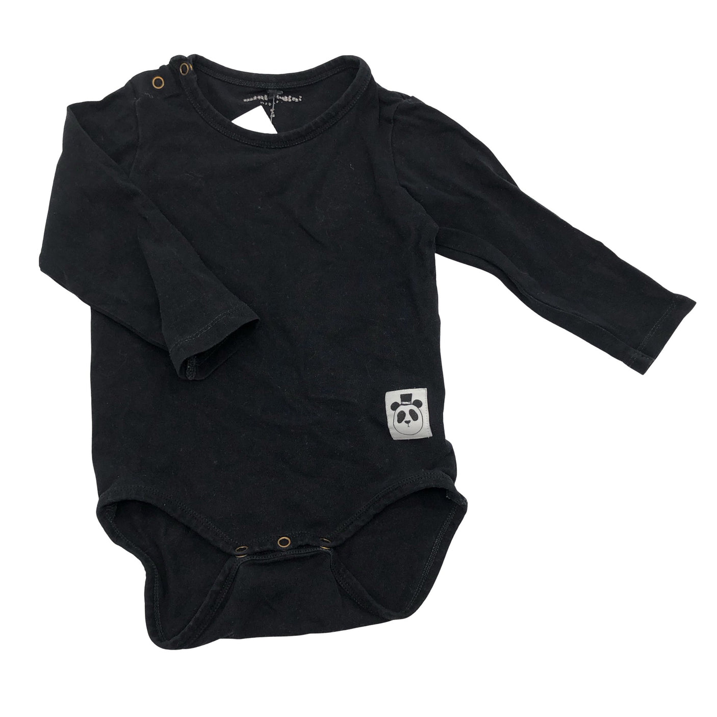 Unisex Mini Rodini - Body, koko 68 - 74 - Musta (1)