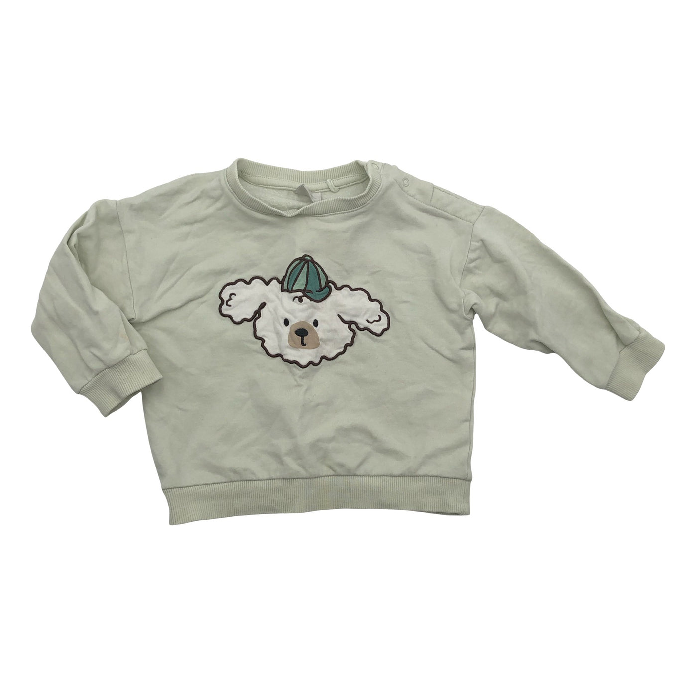 Unisex Lindex - Collegepaita, koko 74 - 80 - Vihreä (1)