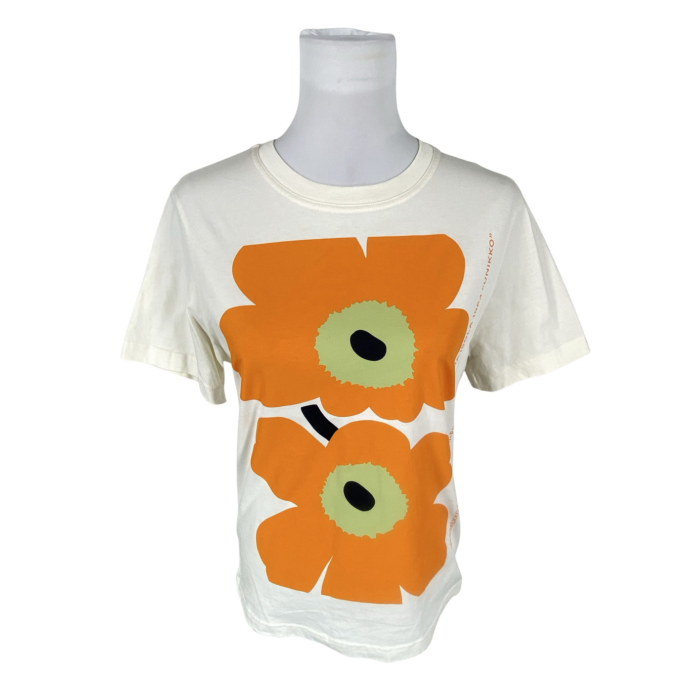 Naisten Marimekko - T-paita, koko 32 - Beige (1)