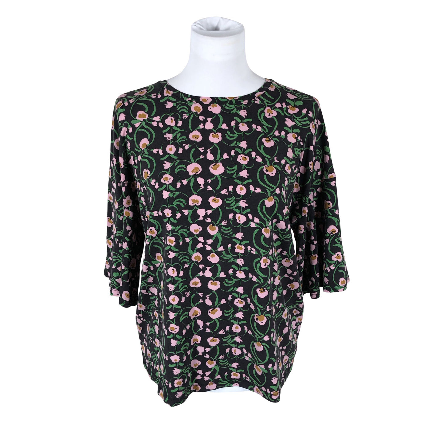 Naisten Marimekko - Trikoopaita, koko 38 - Musta (1)