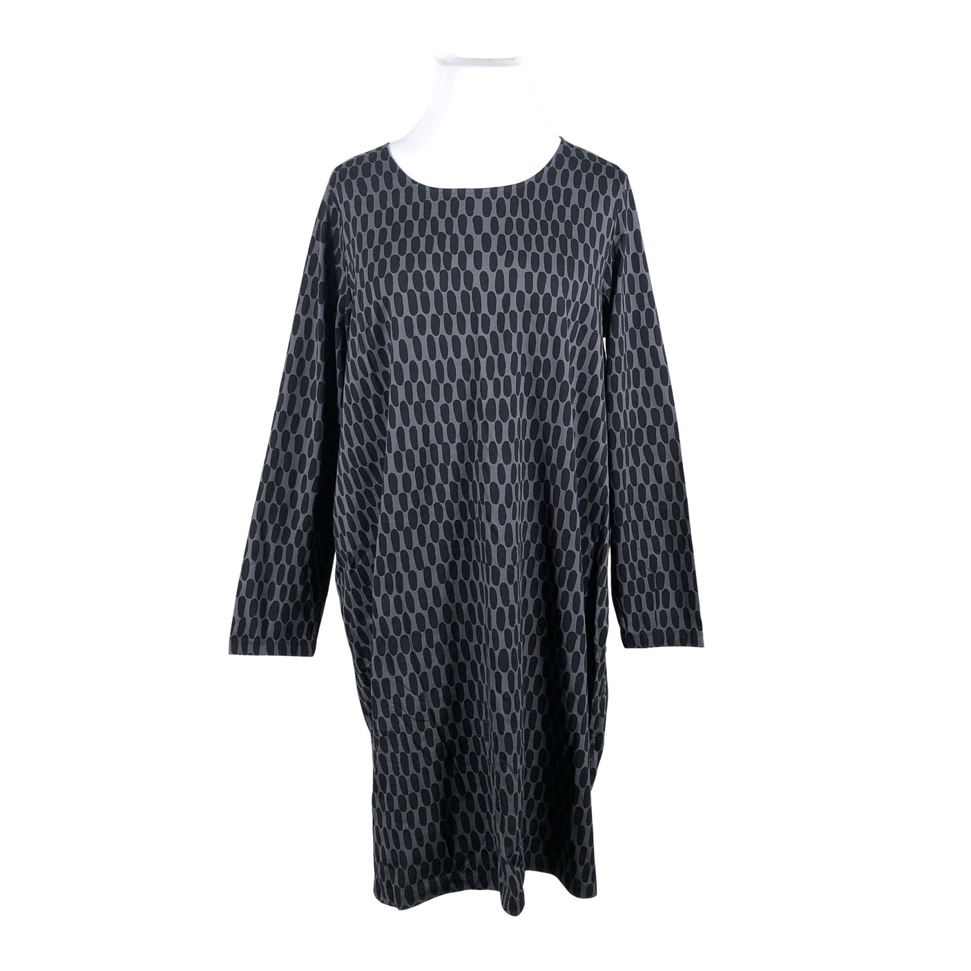 Naisten Marimekko - Trikoomekko, koko 44 - Harmaa (1)