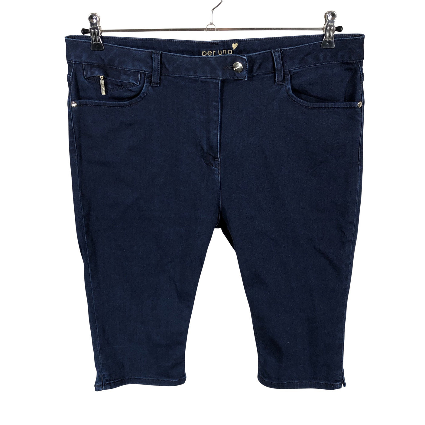 Naisten Per Una by Marks & Spencer - Farkkucaprit, koko 46 - Sininen (1)