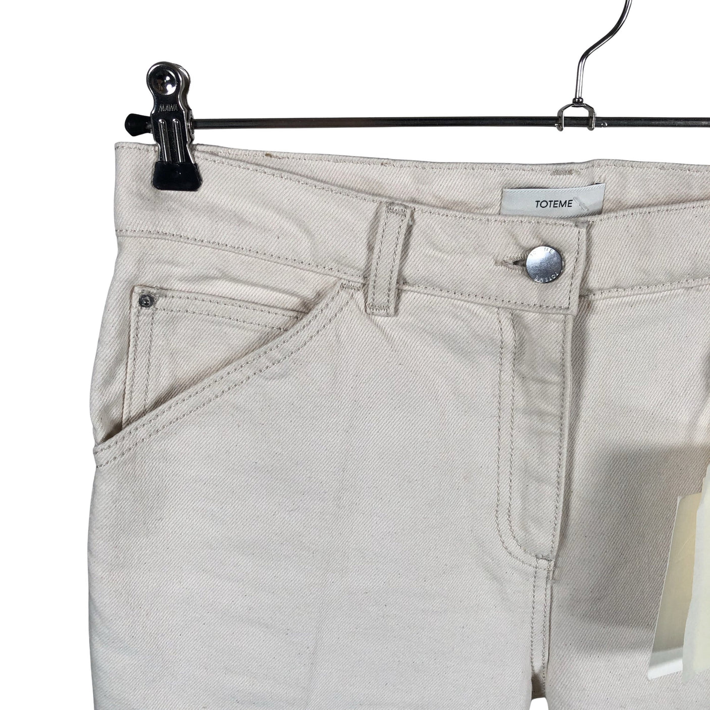 Naisten Totême - Farkut, koko W29 - Beige (3)