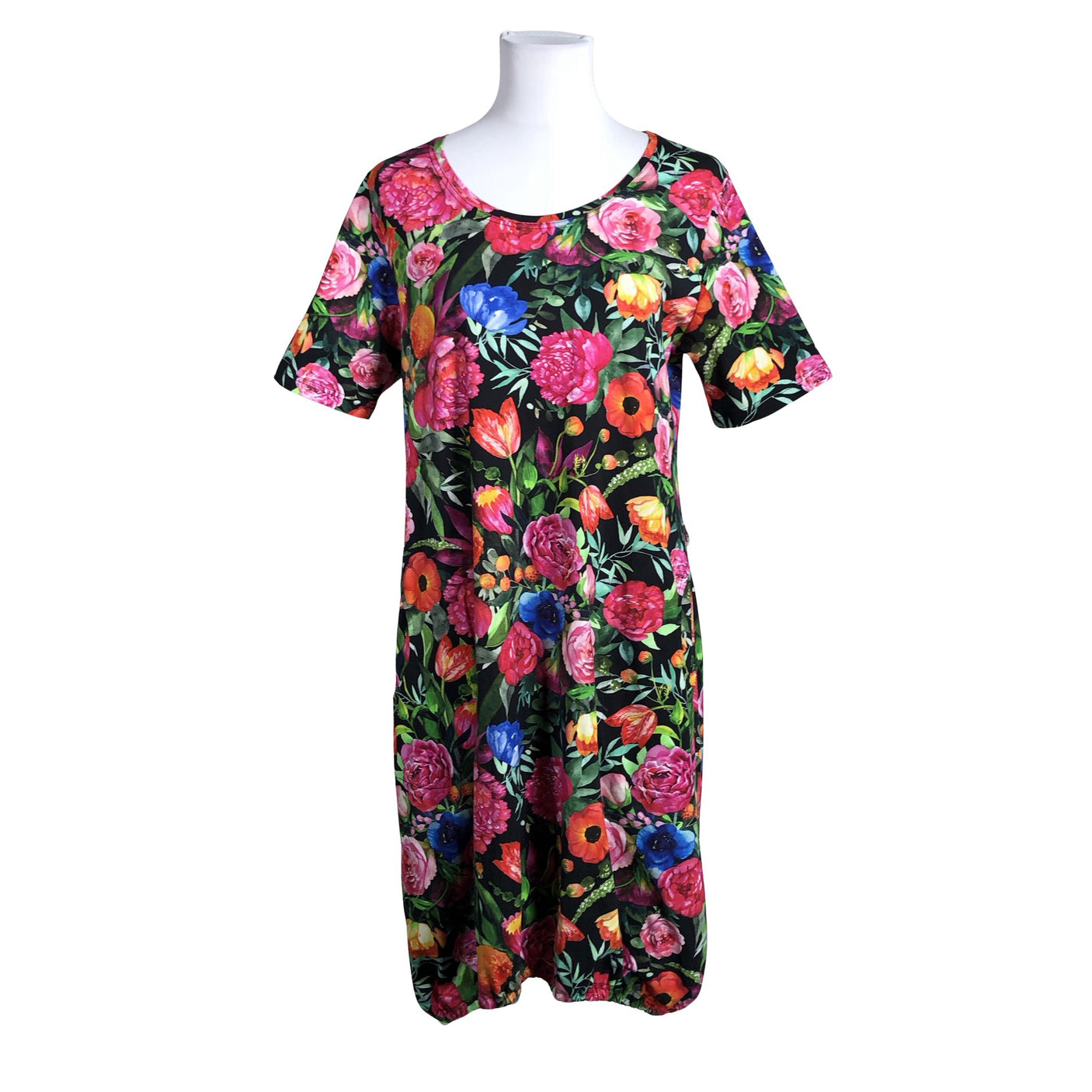 Naisten Taimi - Trikoomekko, koko 40 - Musta (1)