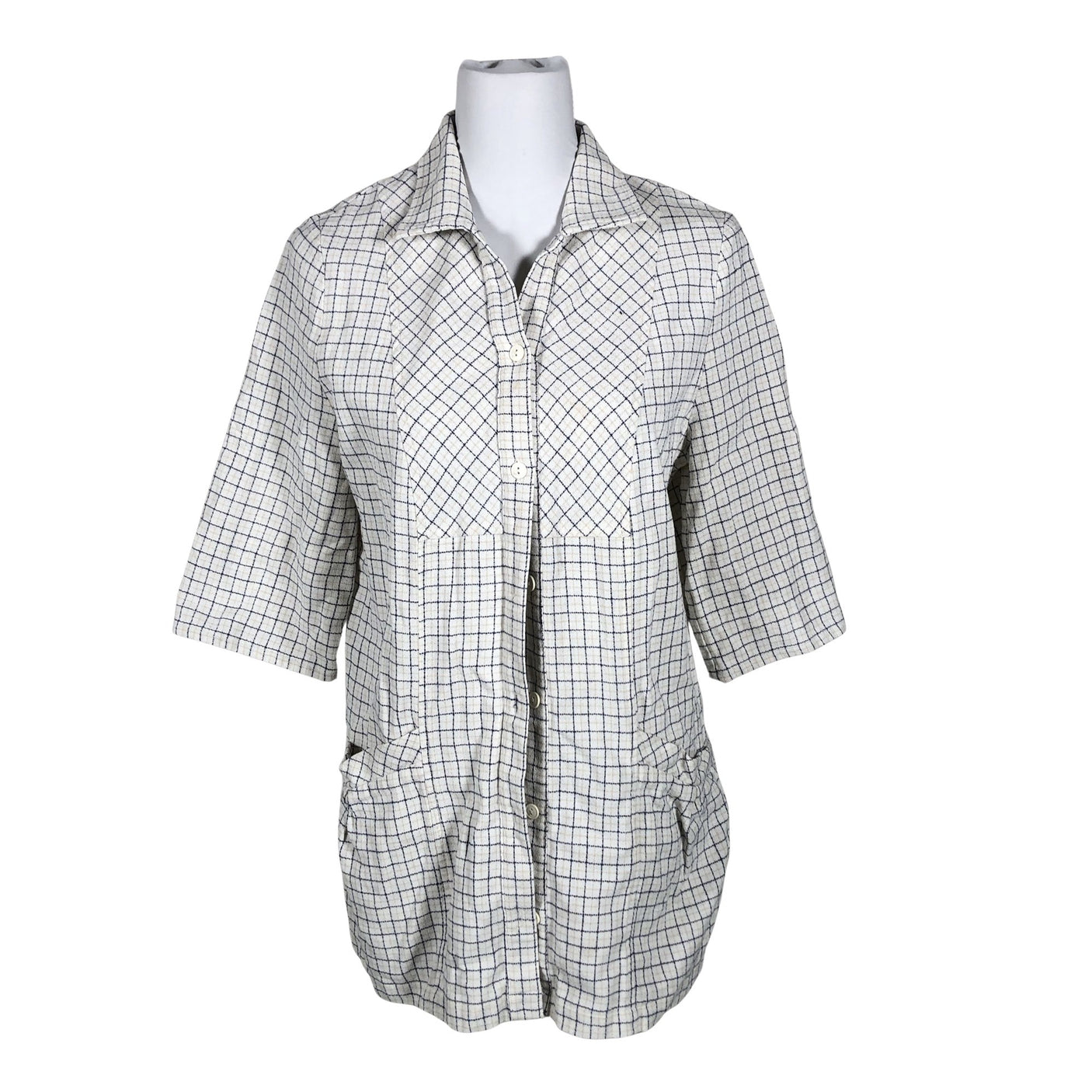 Naisten Carolin - Kangastunika, koko 40 - Valkoinen (2)