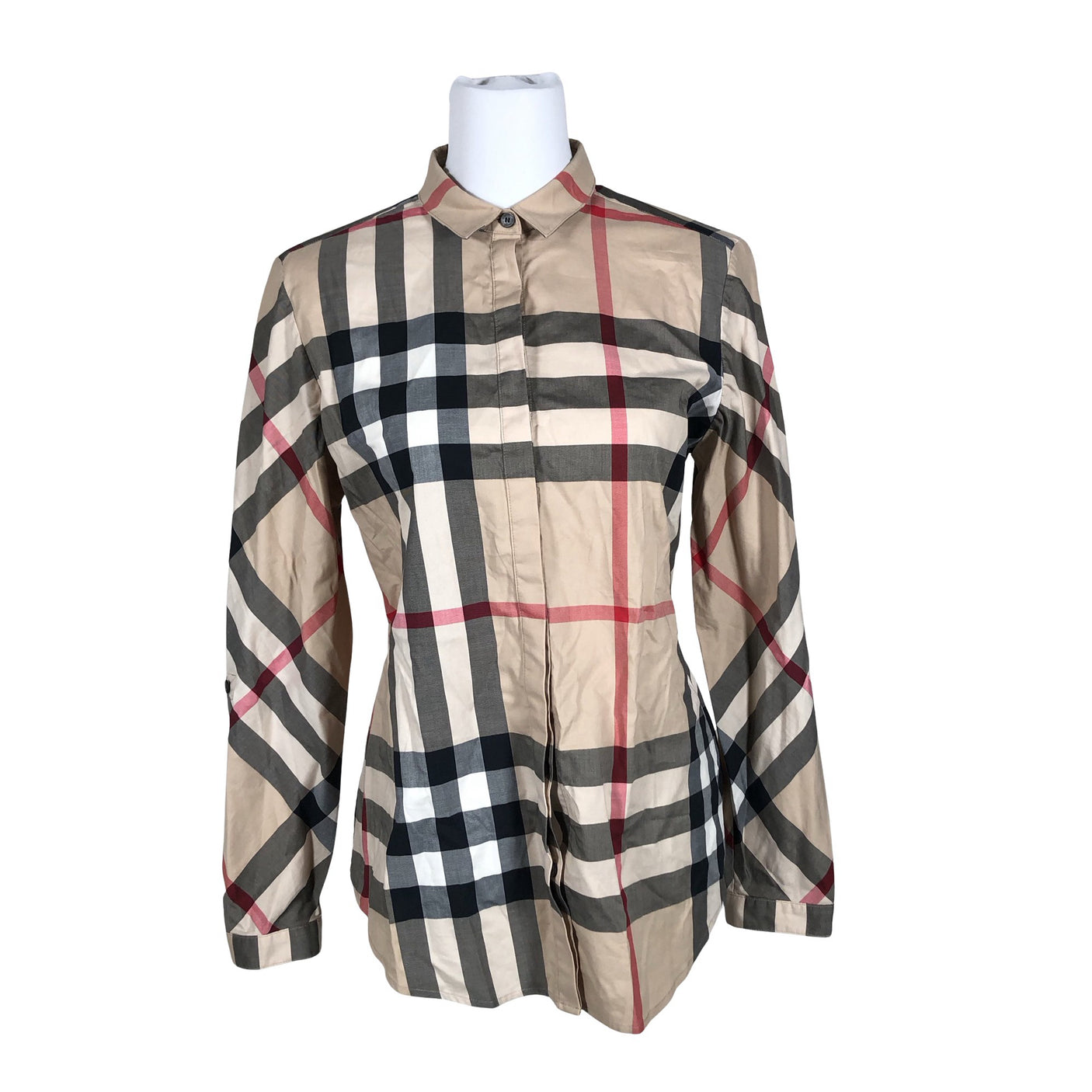 Naisten Burberry - Kauluspaita, koko 40 - Beige (1)