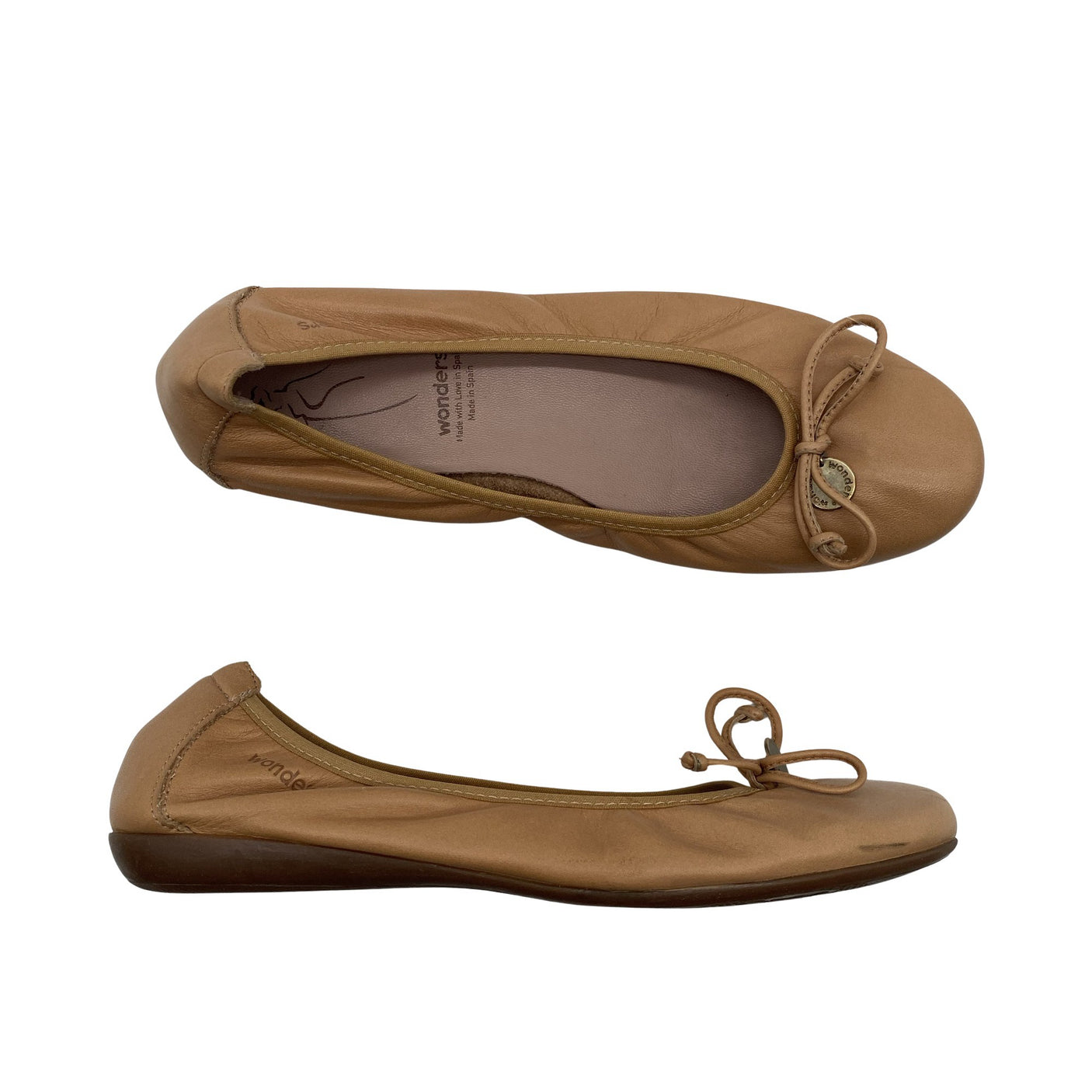 Naisten Wonders - Ballerinat, koko 37 - Beige (1)