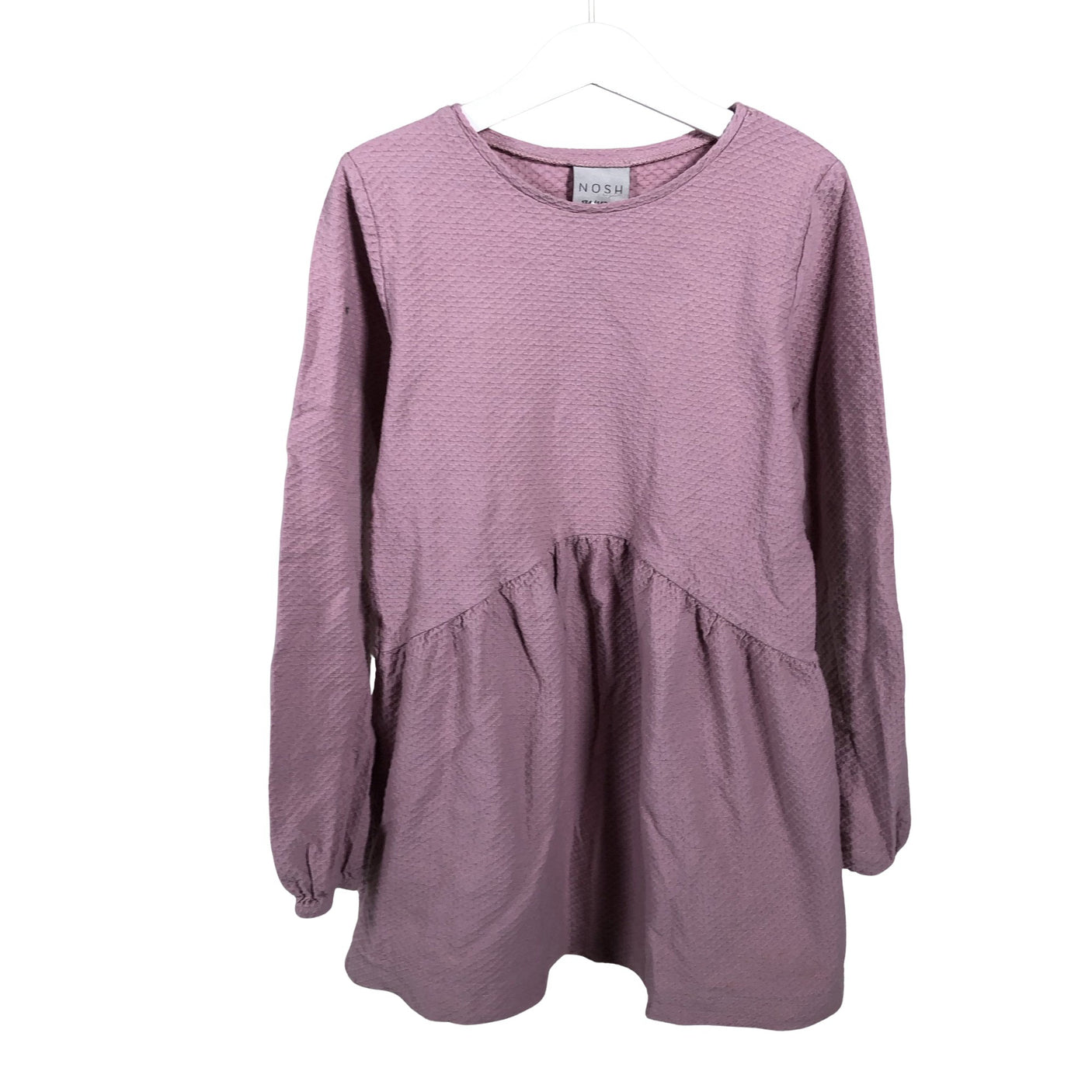 Tyttöjen NOSH - Trikoomekko, koko 134 - 140 - Violetti (1)