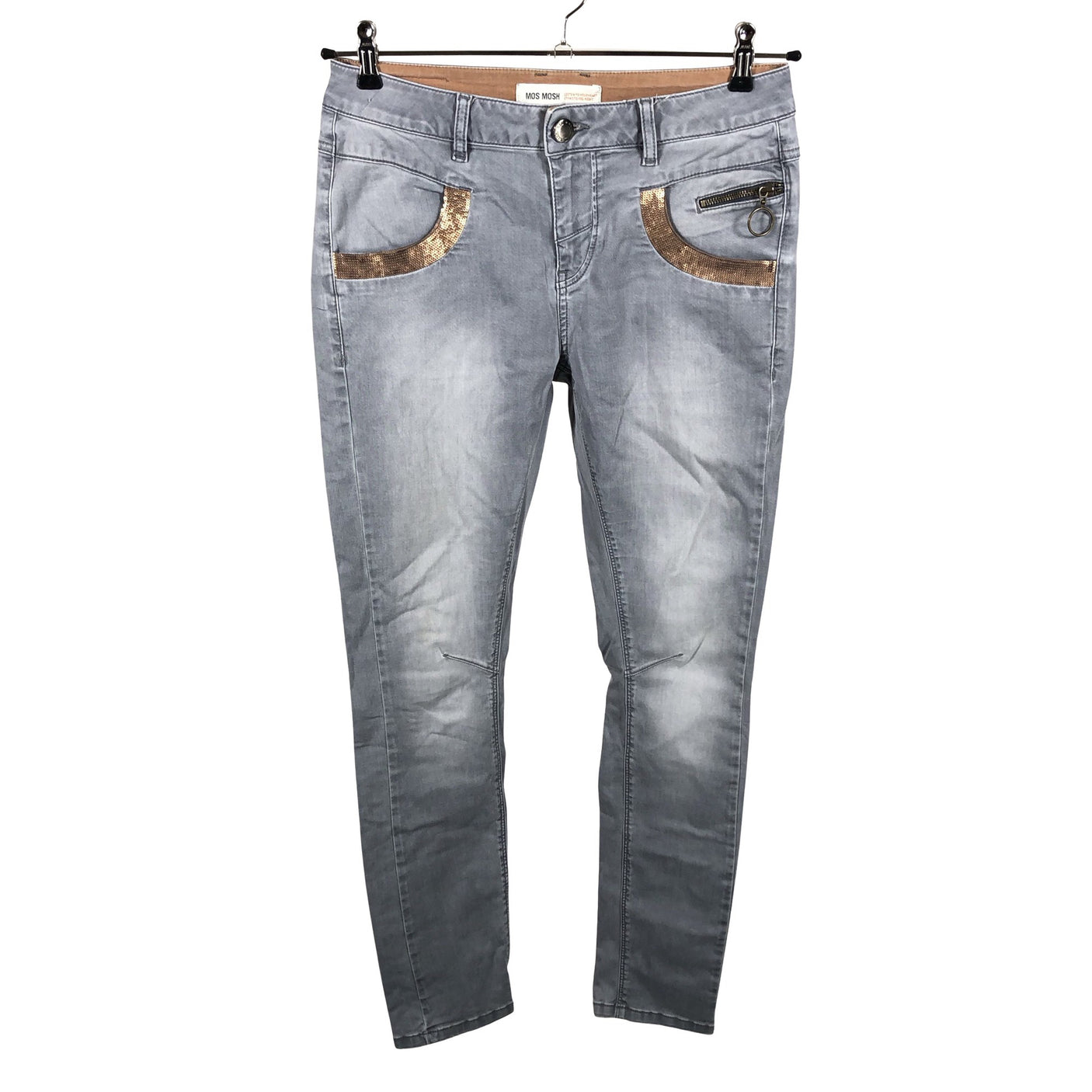 Naisten Mos Mosh - Farkut, koko W28 - Harmaa (2)