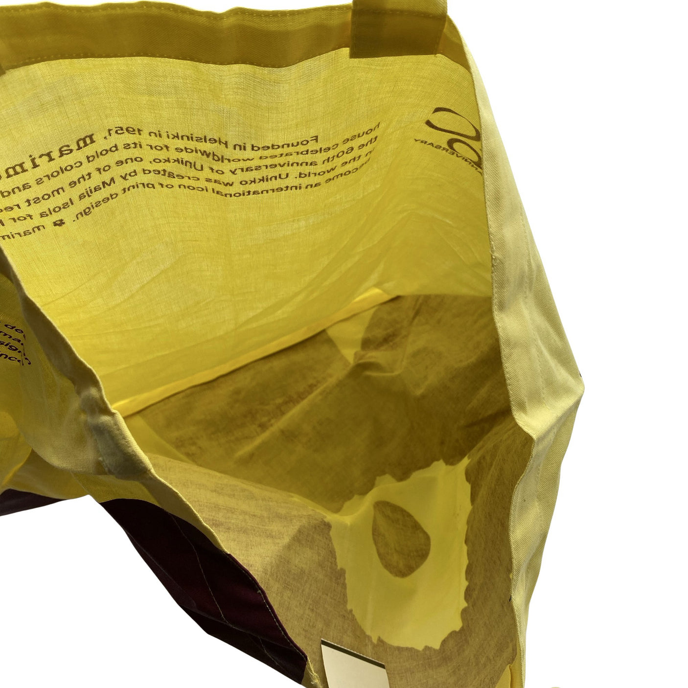 Naisten Marimekko - Ostoskassi, koko Maxi - Keltainen (2)