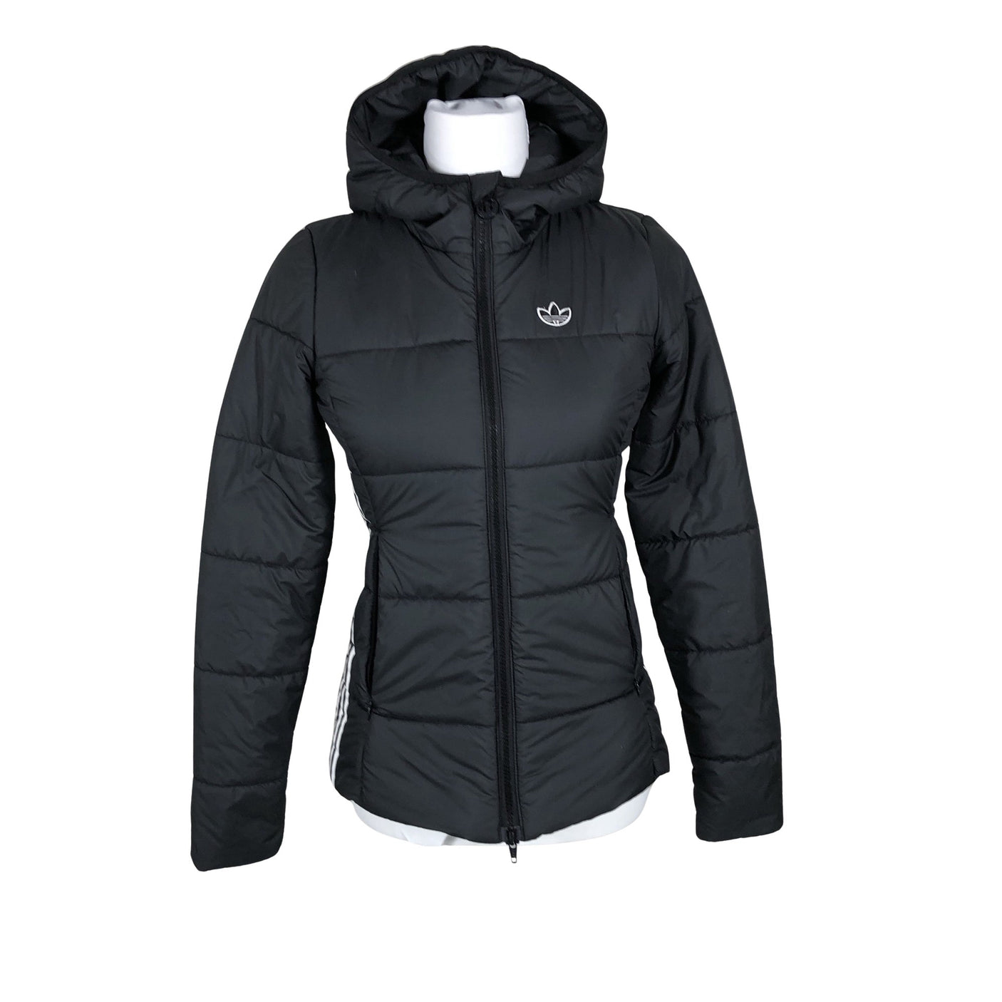 Naisten Adidas - Kevyttoppatakki, koko 32 - Musta (1)