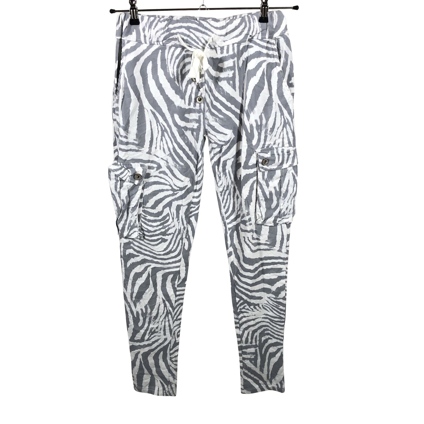 Naisten Perfect Jeans - Kangashousut, koko 38 - Harmaa (1)
