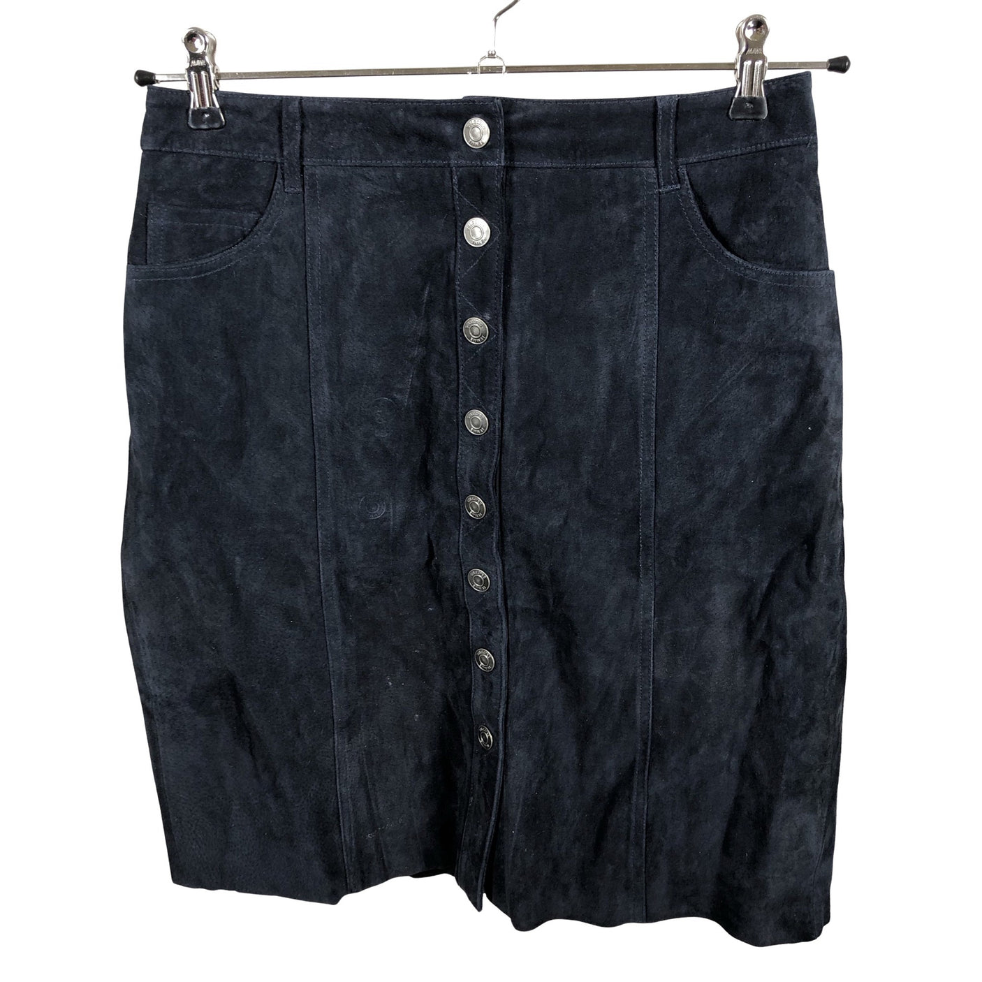 Naisten Selected - Nahkahame, koko 38 - Sininen (1)