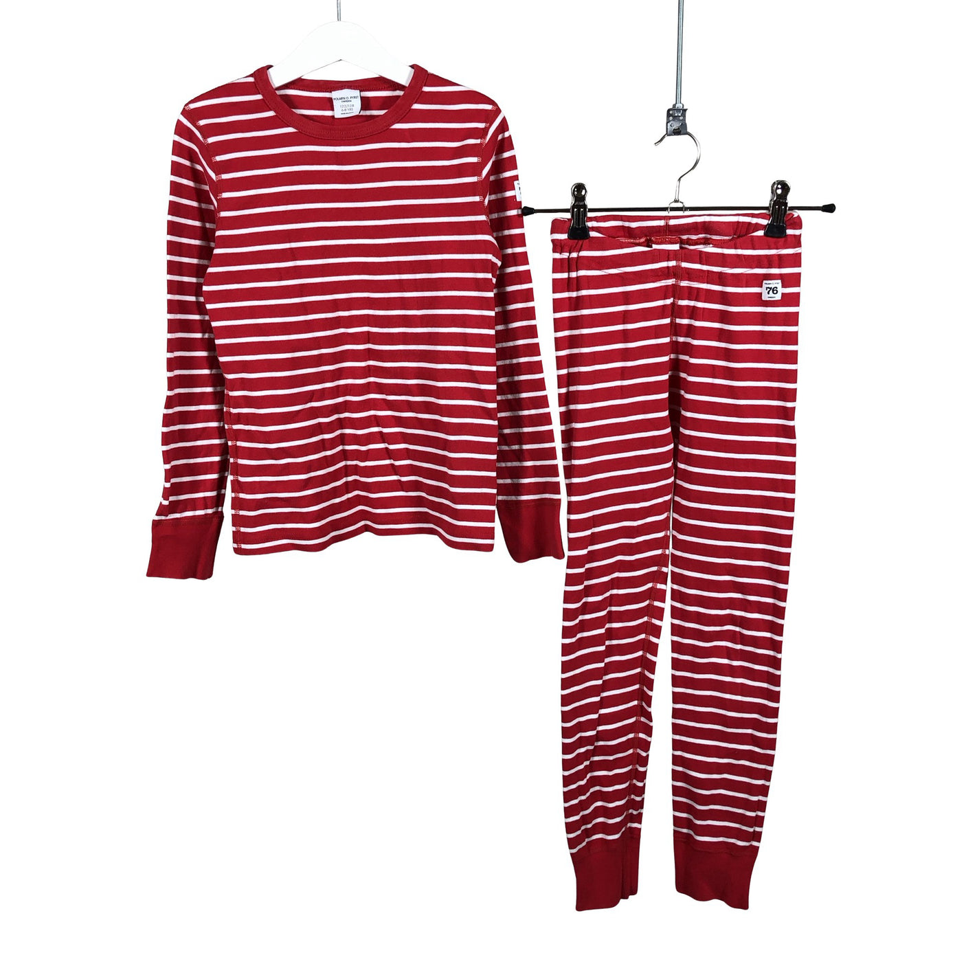 Unisex Polarn O. Pyret - Yöasu, koko 122 - 128 - Punainen (1)