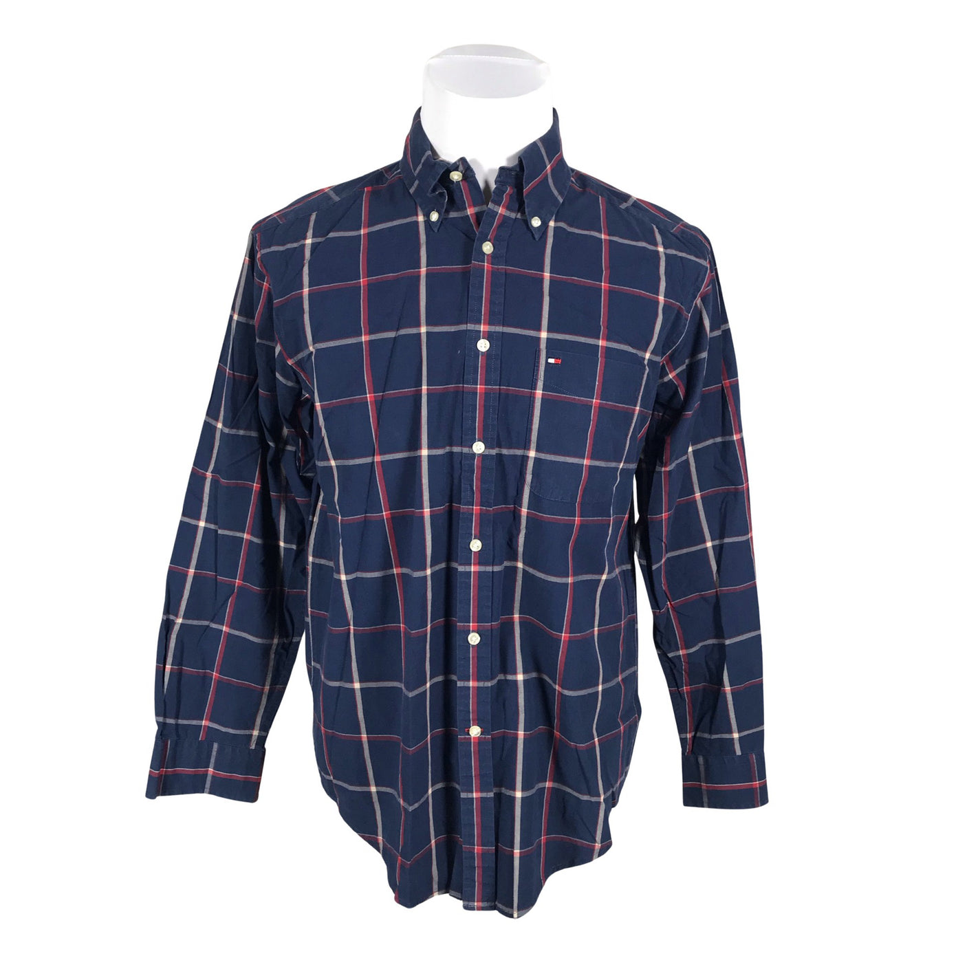 Miesten Tommy Hilfiger - Kauluspaita, koko M - Sininen (1)