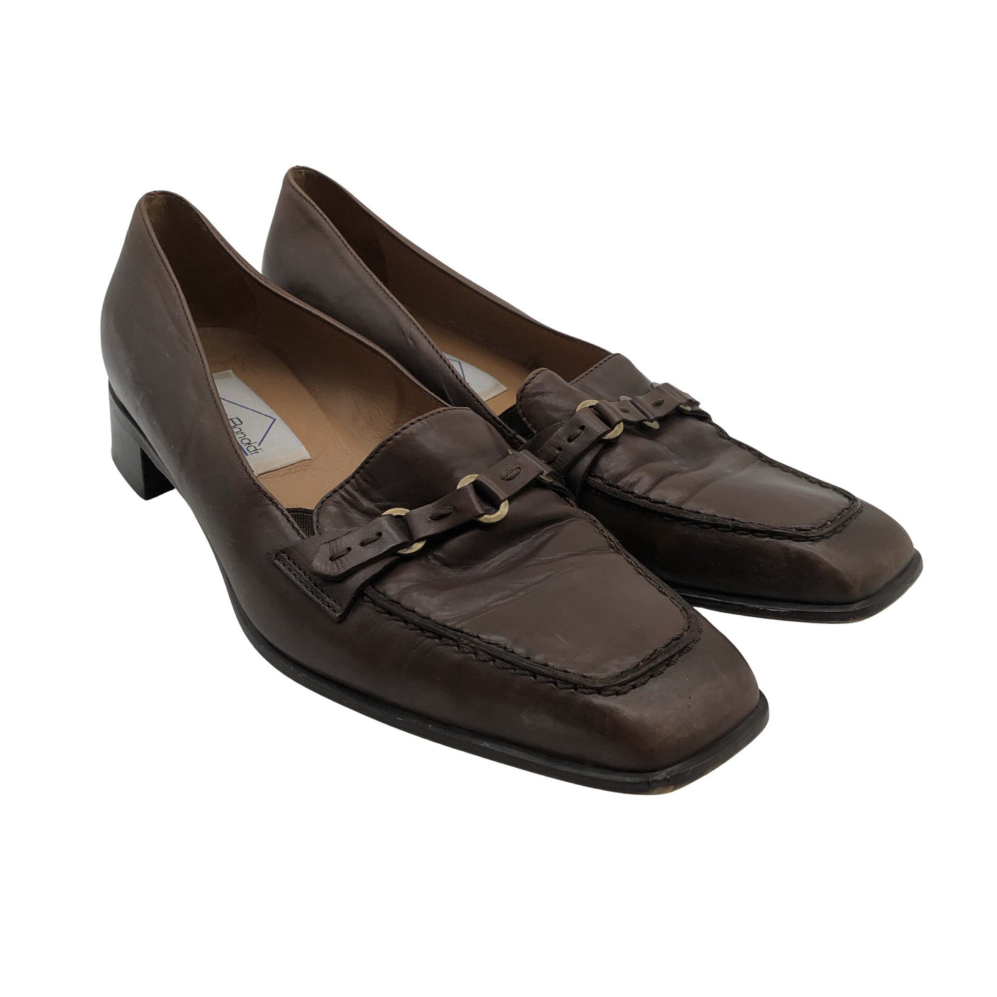 Naisten Franco Bonoldi - Loaferit, koko 39 - Ruskea (2)